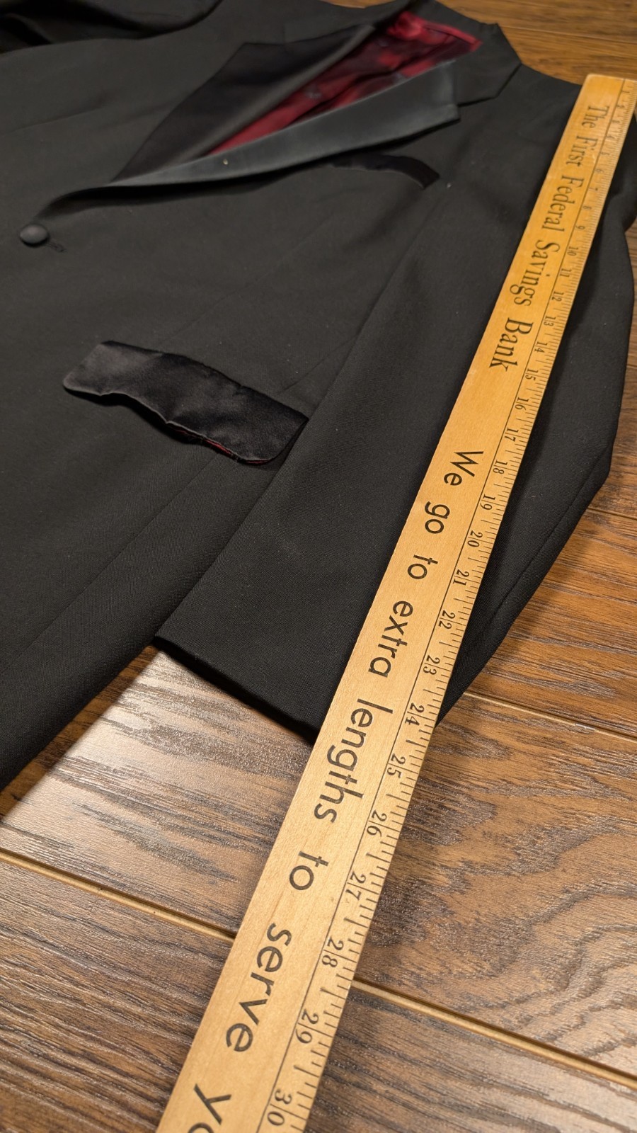 Three Piece Tuxedo Vintage 70’s Fully Custom Peppe Ramundo 40R 36X30 Made In USA