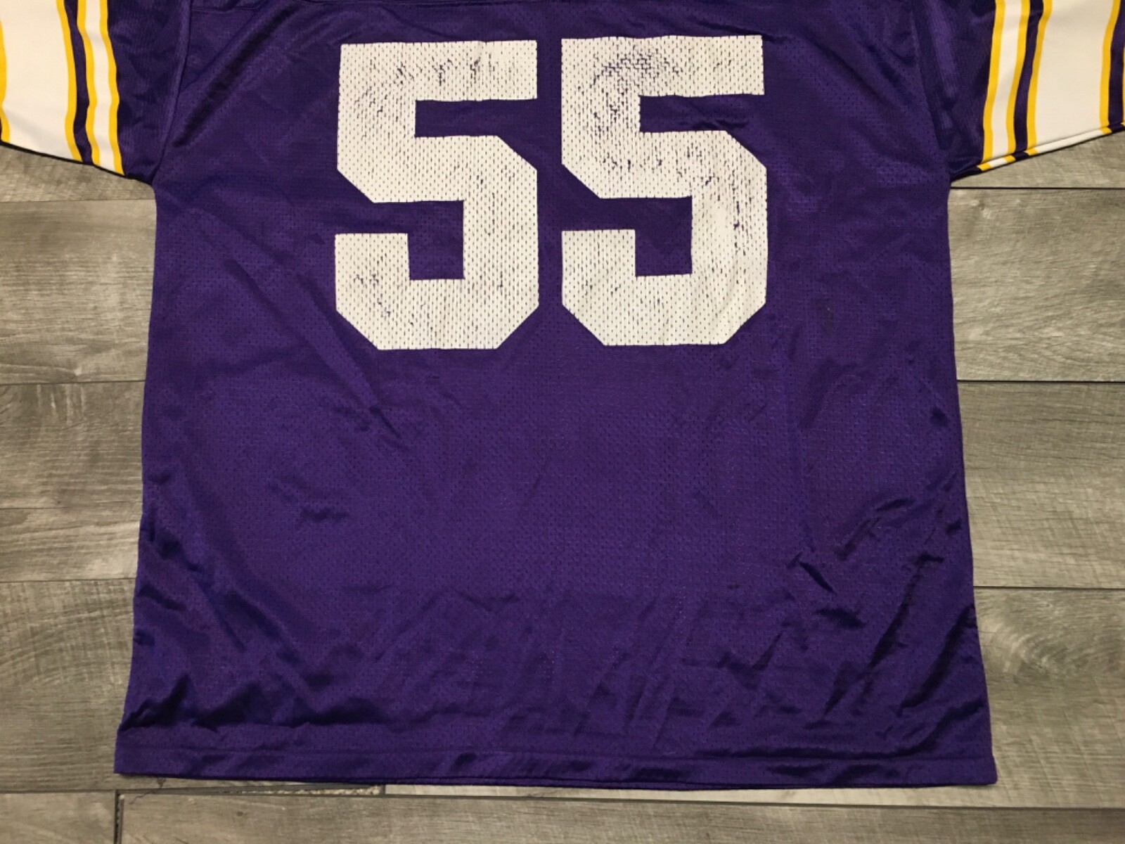 Vintage Logo Athletic Jack Del Rio Mens Minnesota Vikings Football Jersey Large
