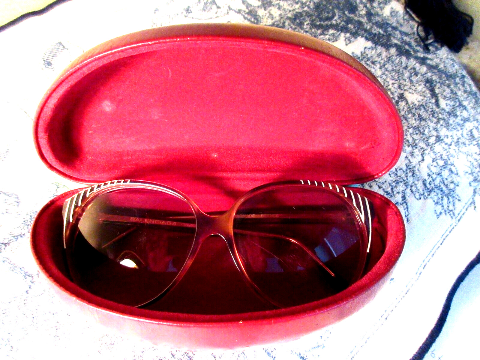 BALENCIAGA SUNGLASSES 24O1 052 Oversize LIGHT BROWN TORTOISE HANDMADE FRANCE