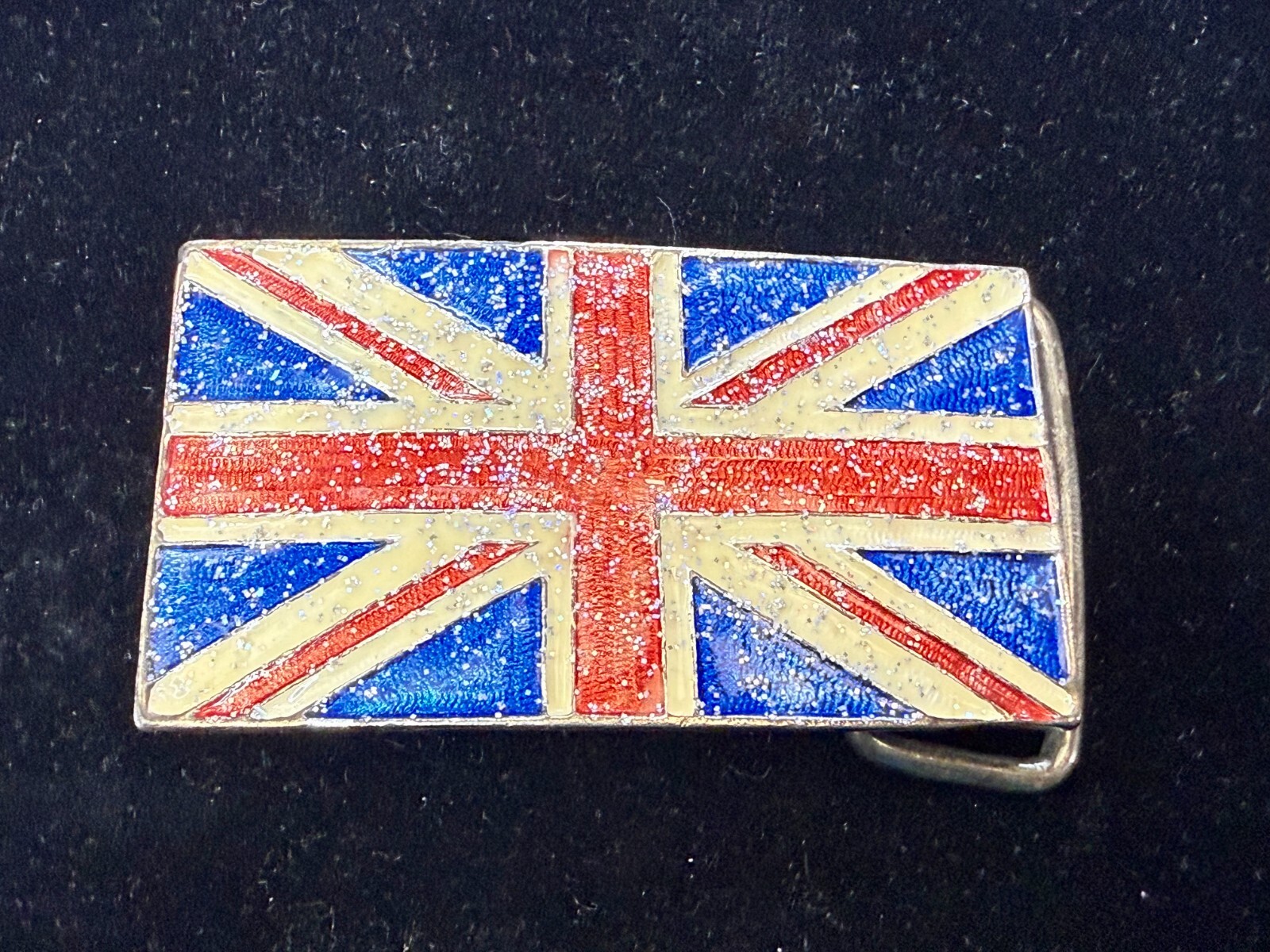 Union Jack British Flag Great Britain United Kingdom UK Patriotic Belt Buckle
