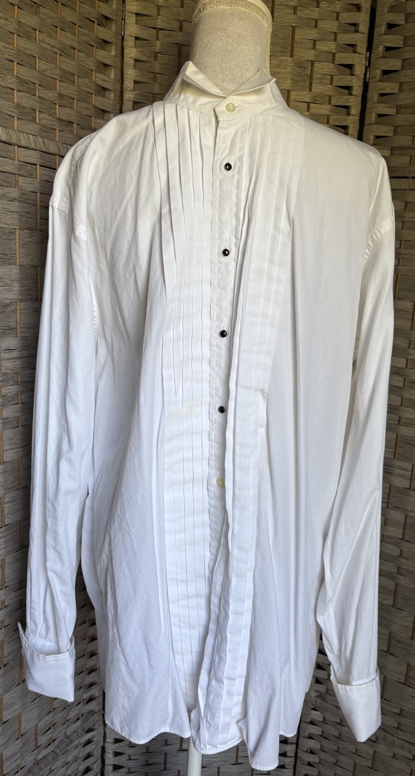 After Six Tuxedo Jacket Ties Shirt 70s Wedding Adult Prom Halloween 42R Vintage