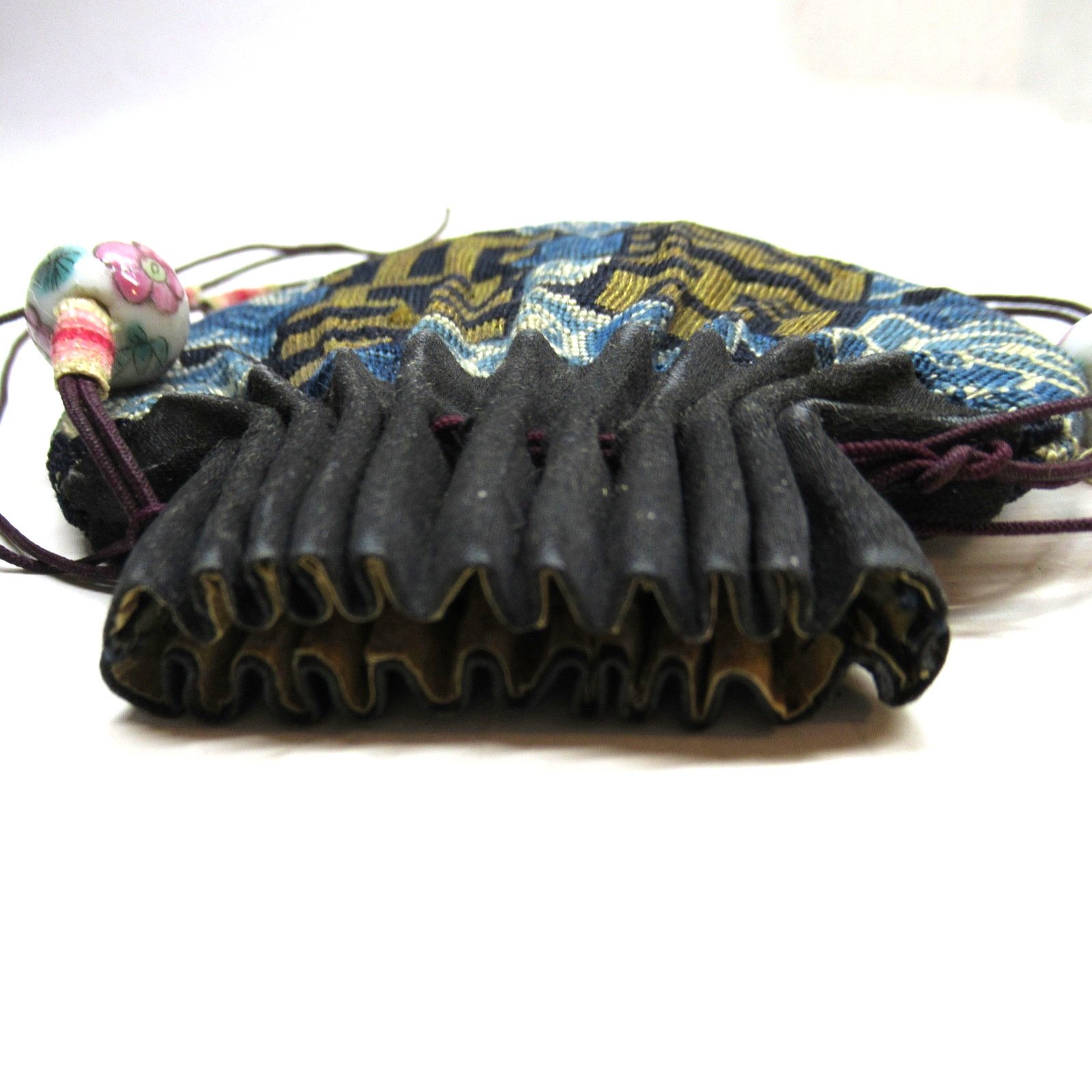 Antique Vintage Chinese Embroidered Scent Purse SELLER PAYS US TARIFFS