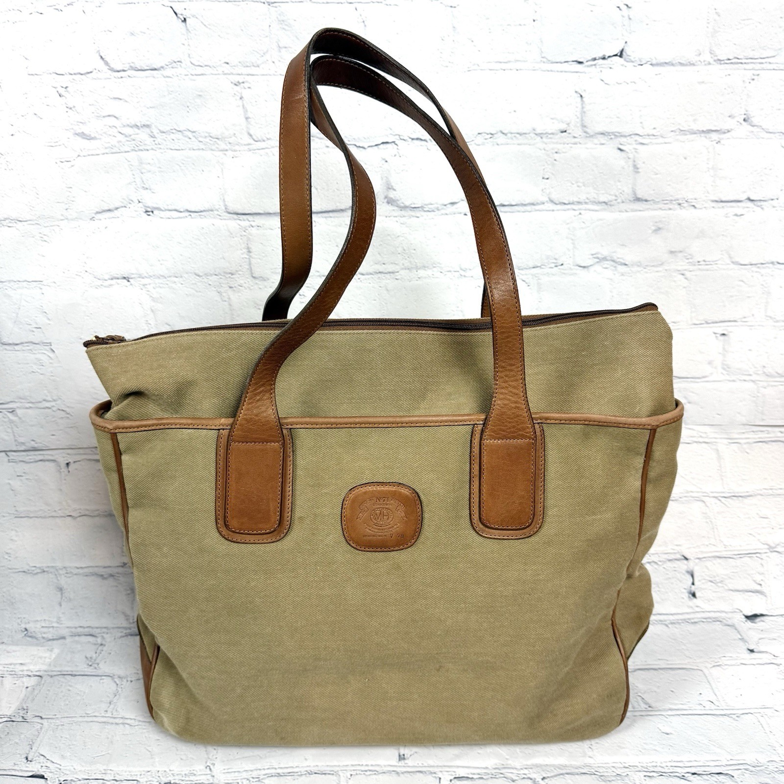 Vintage Ghurka No 71 Stadium Tote Bag Marley Hodgson Twill USA Check Interior