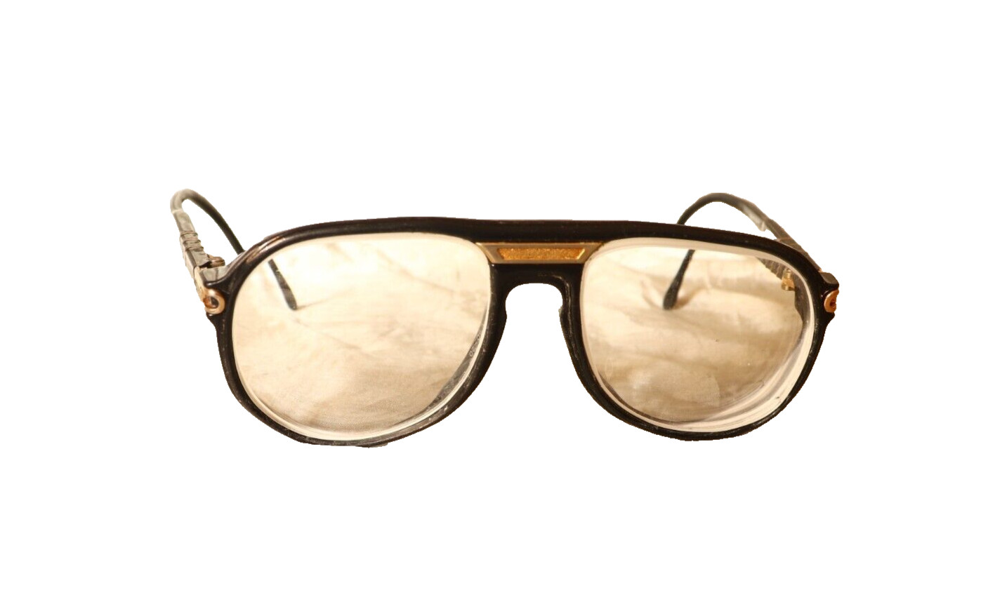 MADISON ASDOR Made in Italy Eyeglasses Frame Vintage Aviator Full Rim Glasses