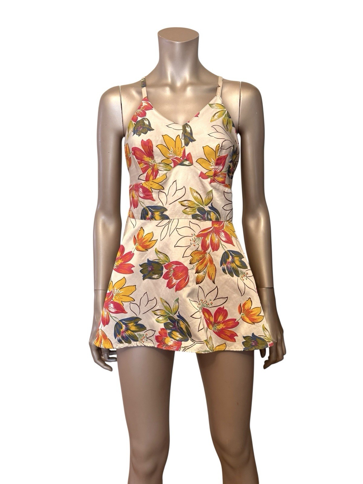 Vintage 1930s Floral Playsuit Romper