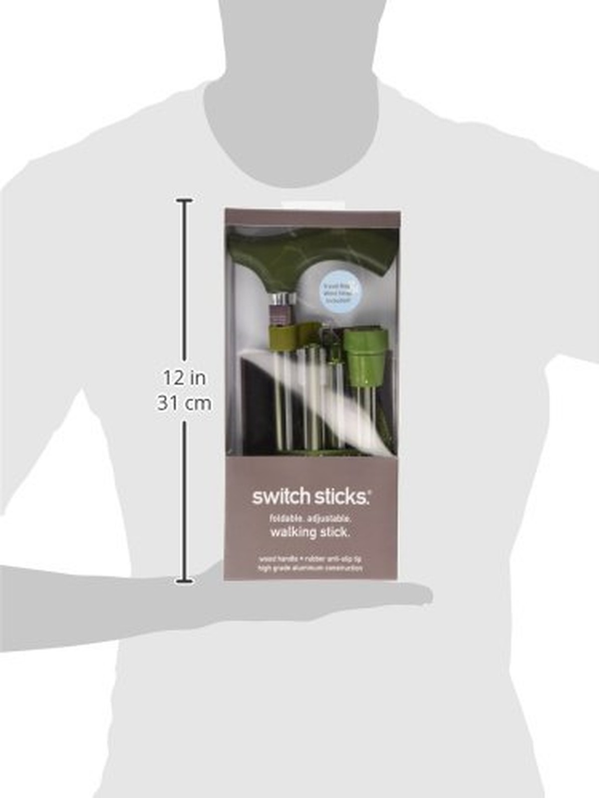 Switch Sticks Folding Walking Cane For Women & Men Huntington