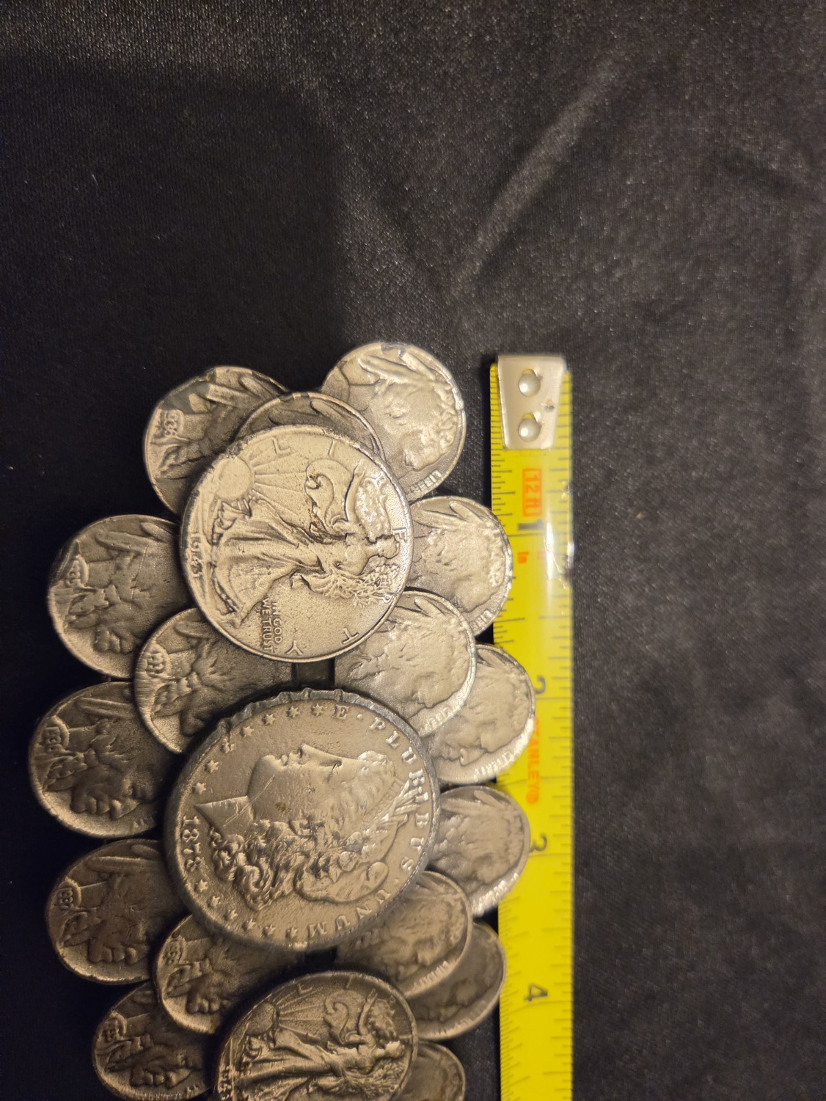 XL Buffalo Nickel Native American Indian Head Coin Bison Western Nos Belt Buckle