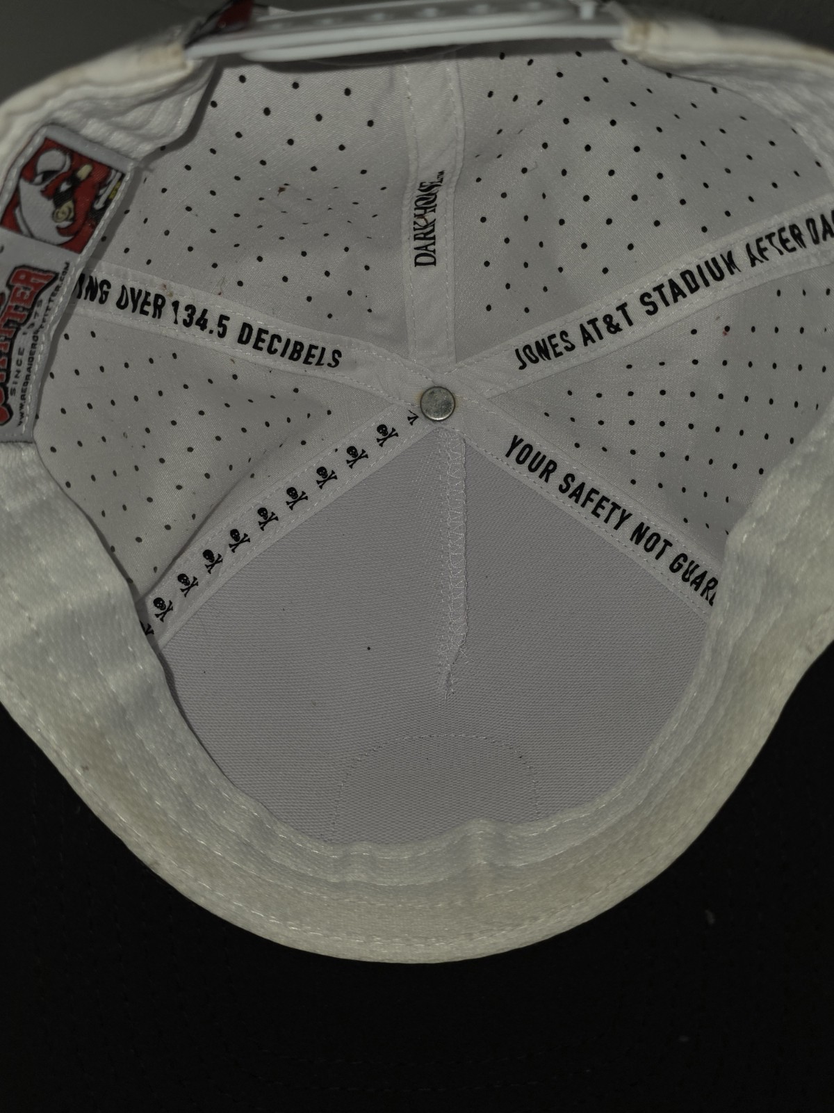 Texas Tech Dark Horse Leach Era “Raise The Flag PVC” White Sport SB Cap