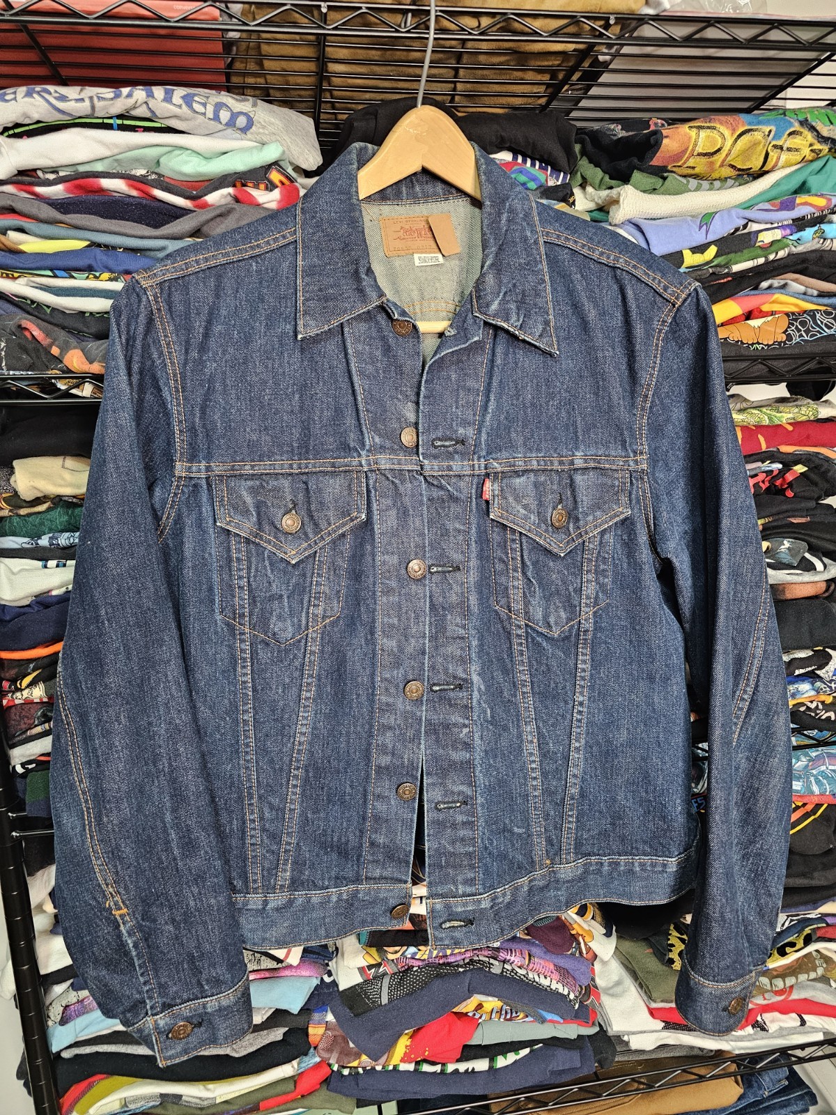 Levi’s Big E, 70505-0217 Type III Trucker Jacket, size 44, 60s/70s (0/1 wash)