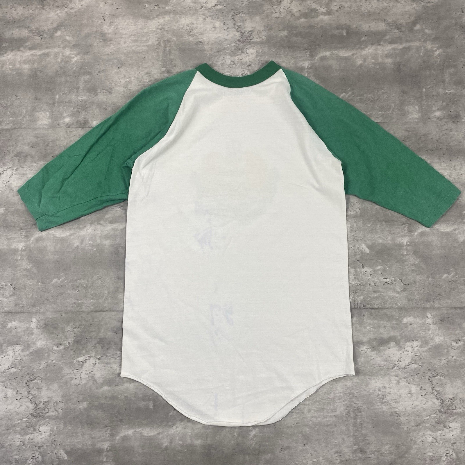 vintage 70s 80s RUSSELL ATHLETIC raglan t shirt LTWCMB LOS TRANCOS WOODS eagle