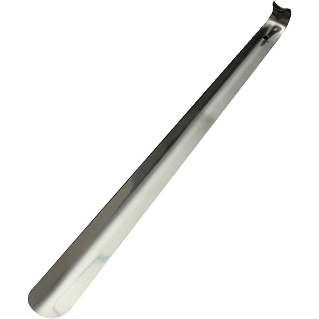 4 Sizes Extra Long Handle Shoe Horn Stainless Steel Handled Metal Shoehorn Horns
