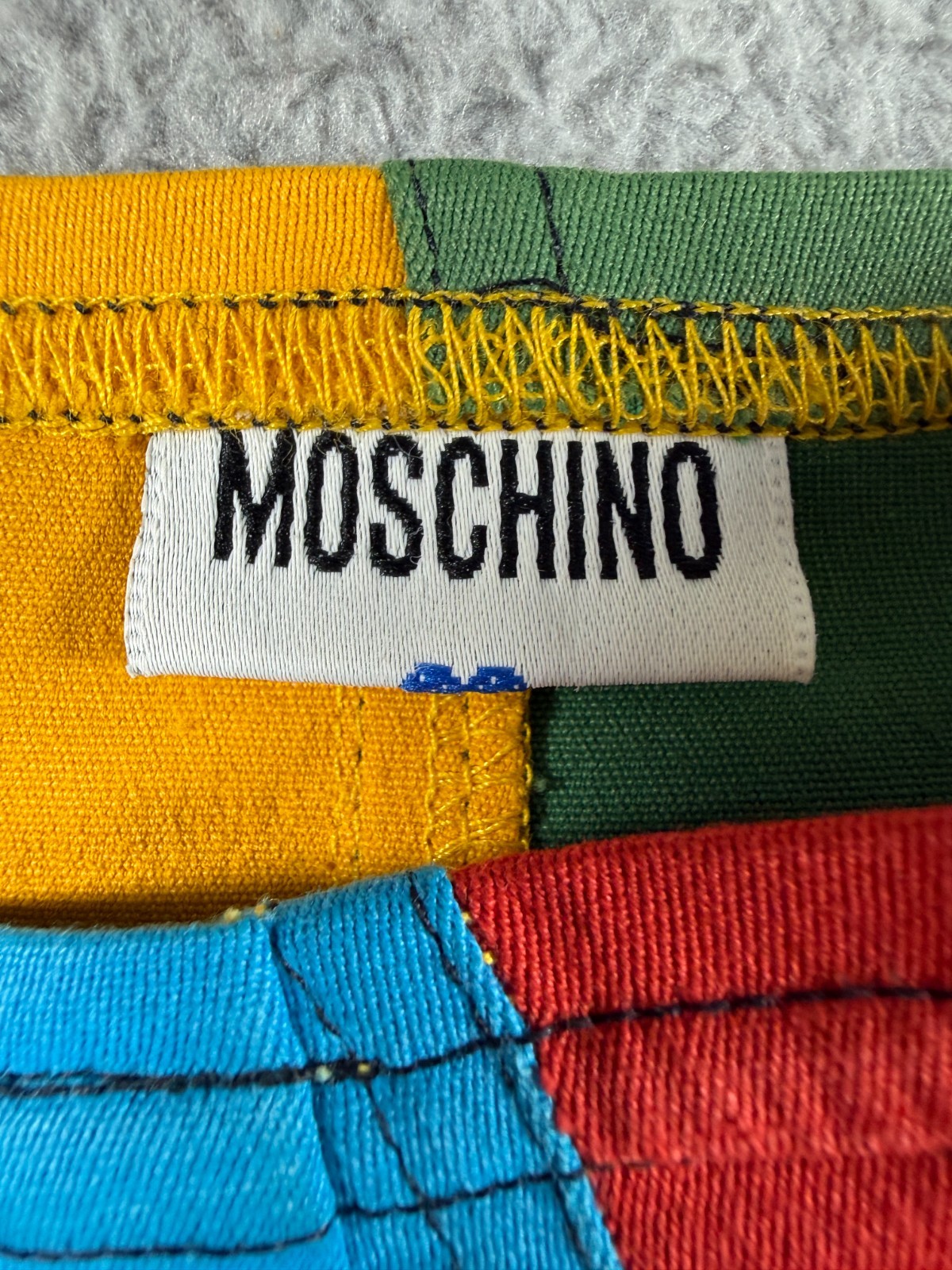 Rare Vintage MOSCHINO late 80’s early 90’s Jacket & Skirt set Size 8 Made Italy
