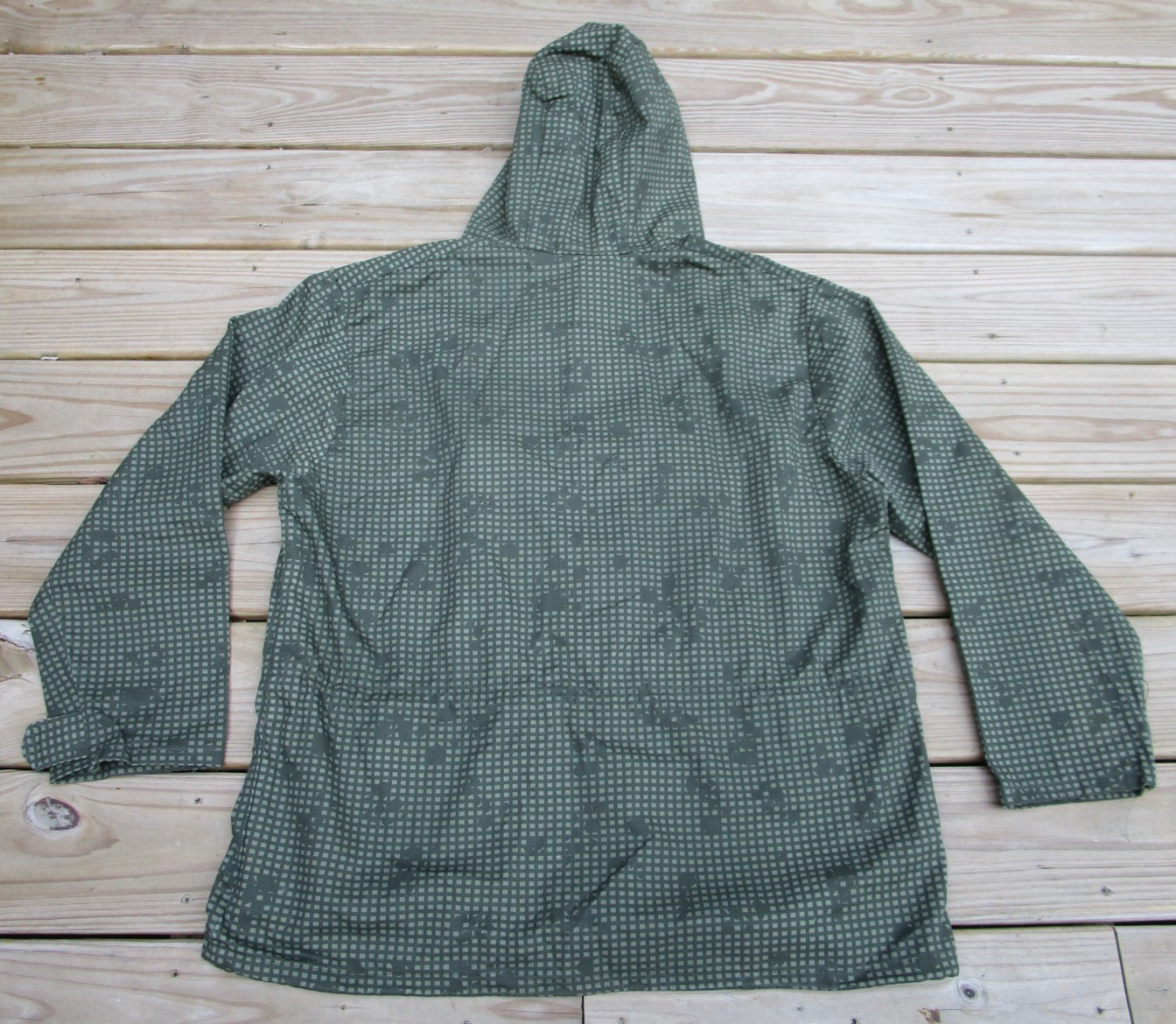 U.S. CAVALRY ARMY MILITARY DESERT NIGHT CAMO HOODED PULLOVER SZ. MEDIUM-REGULAR
