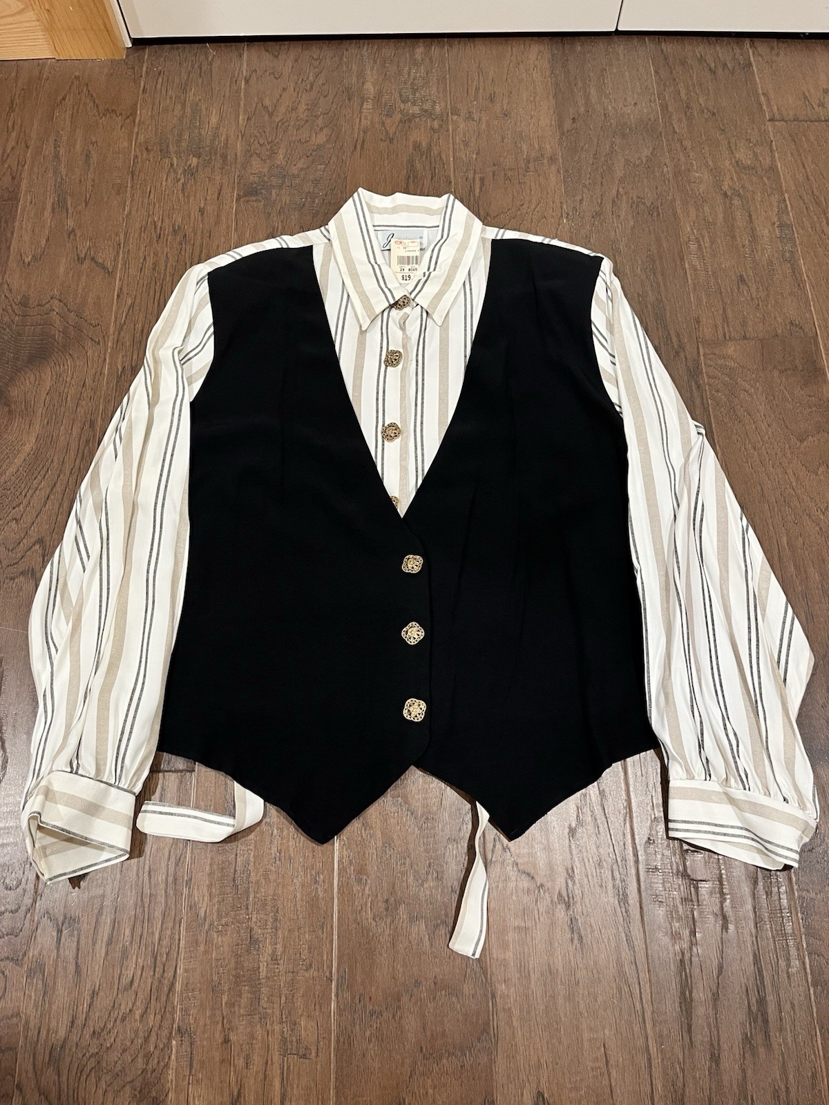 Vintage NWT Deadstock 80s 90s Joanna Button Up Blouse Women’s Size XL USA Made