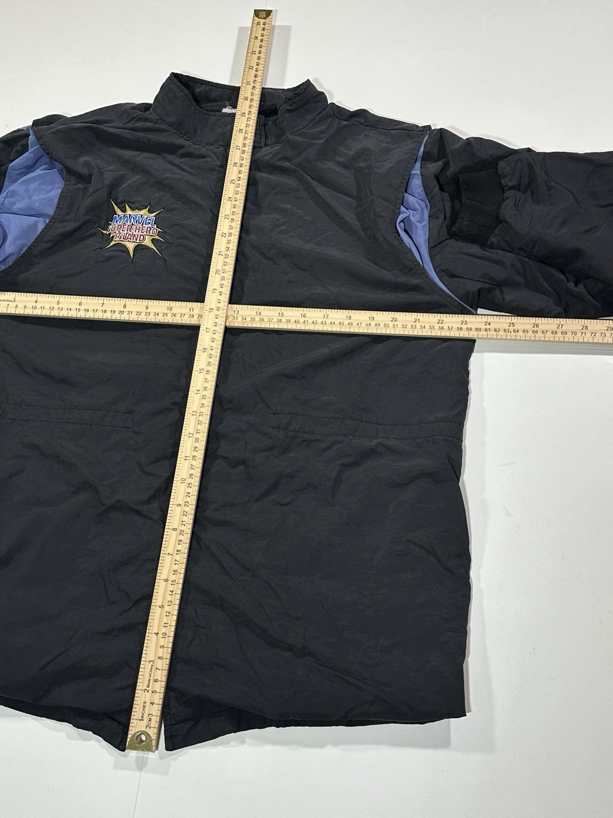 Vintage Universal Studios Marvel Super Hero Island Employee Jacket Size XL Rare