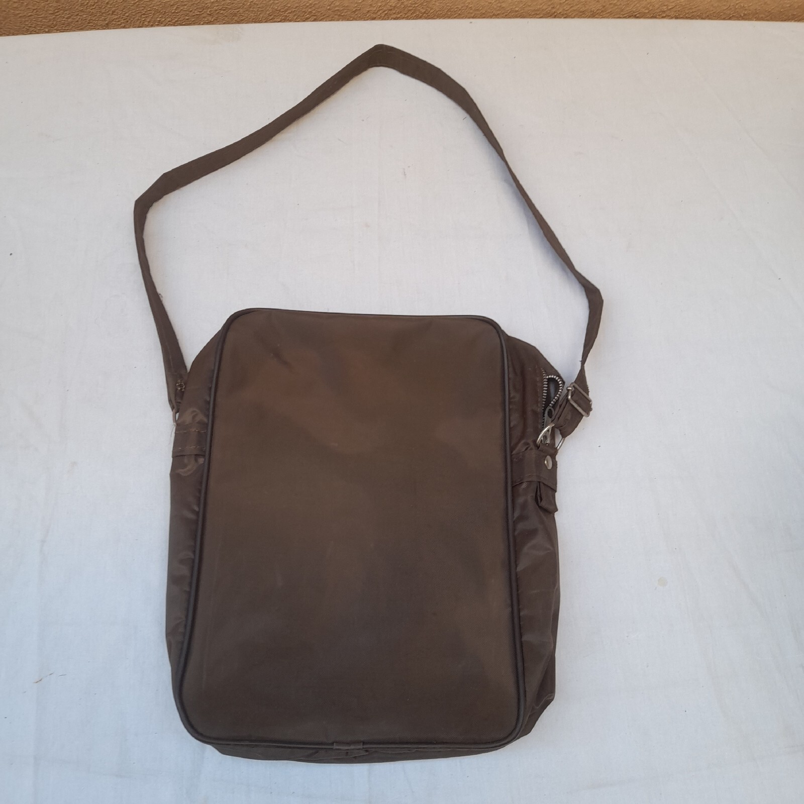 VINTAGE SPQR MUNICIPALITY LOGO BROWN SHOULDER BAG 1970s