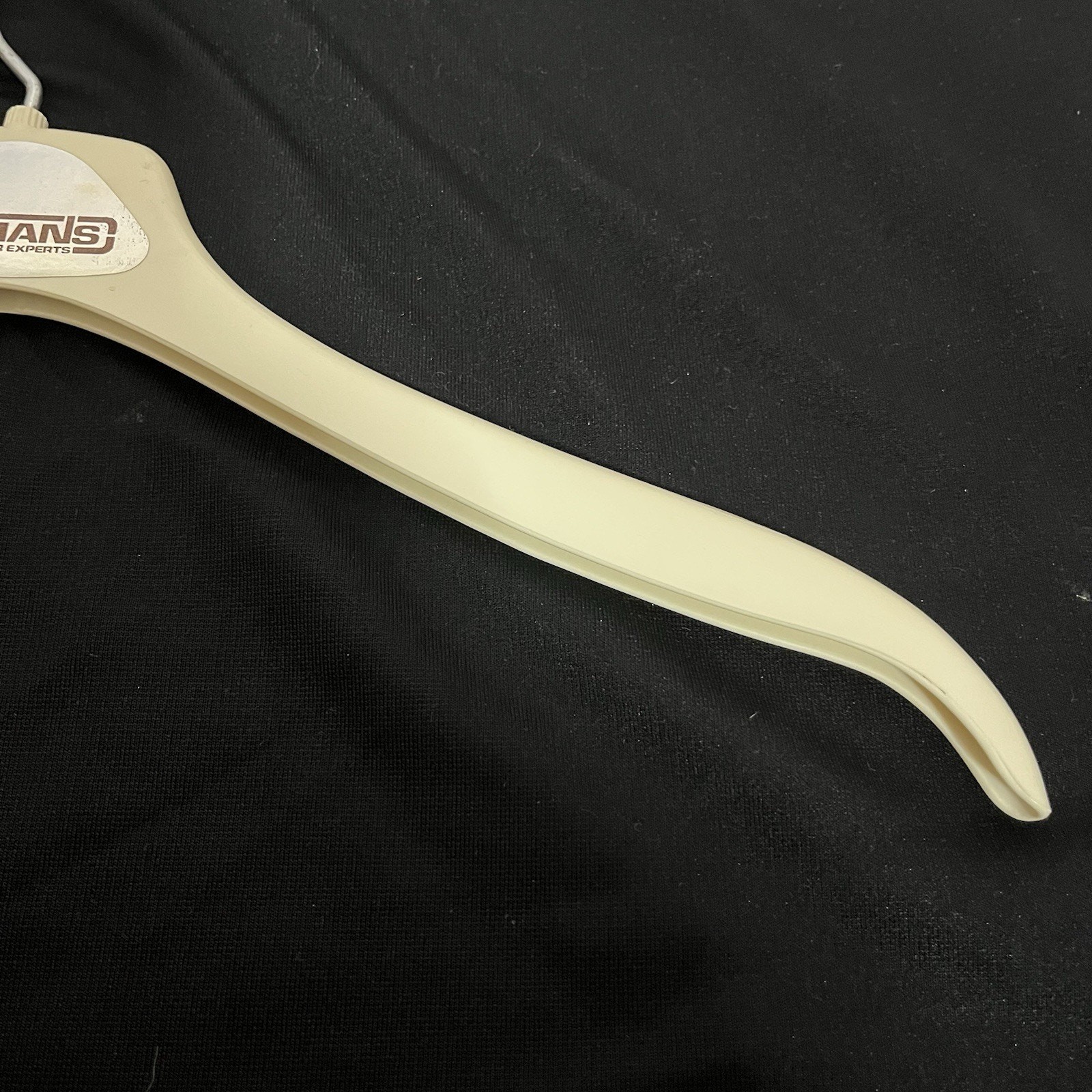 Bermans The Leather Expert Plastic Coat Jacket Clothes Hanger Vintage 1980’s