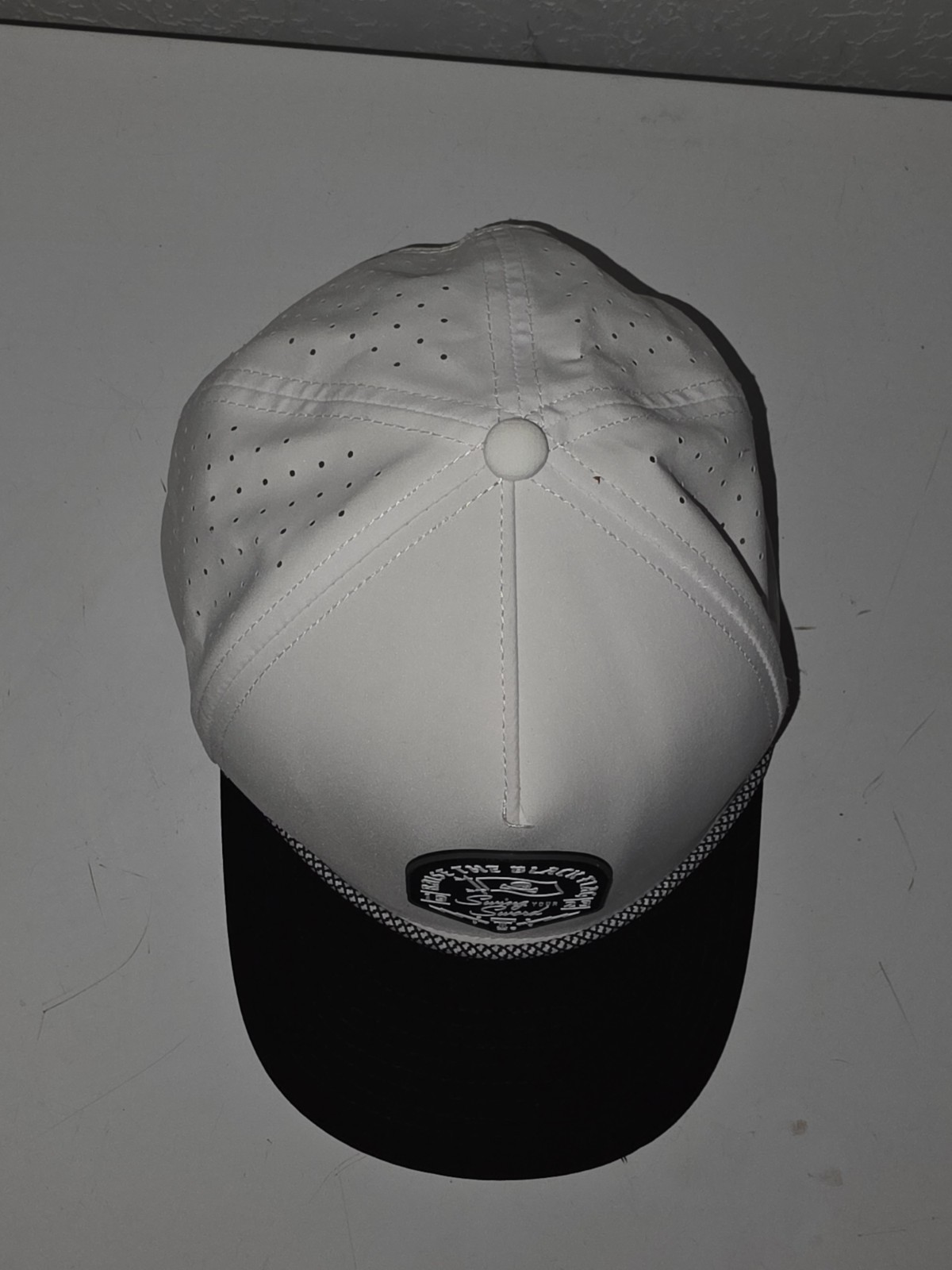 Texas Tech Dark Horse Leach Era “Raise The Flag PVC” White Sport SB Cap