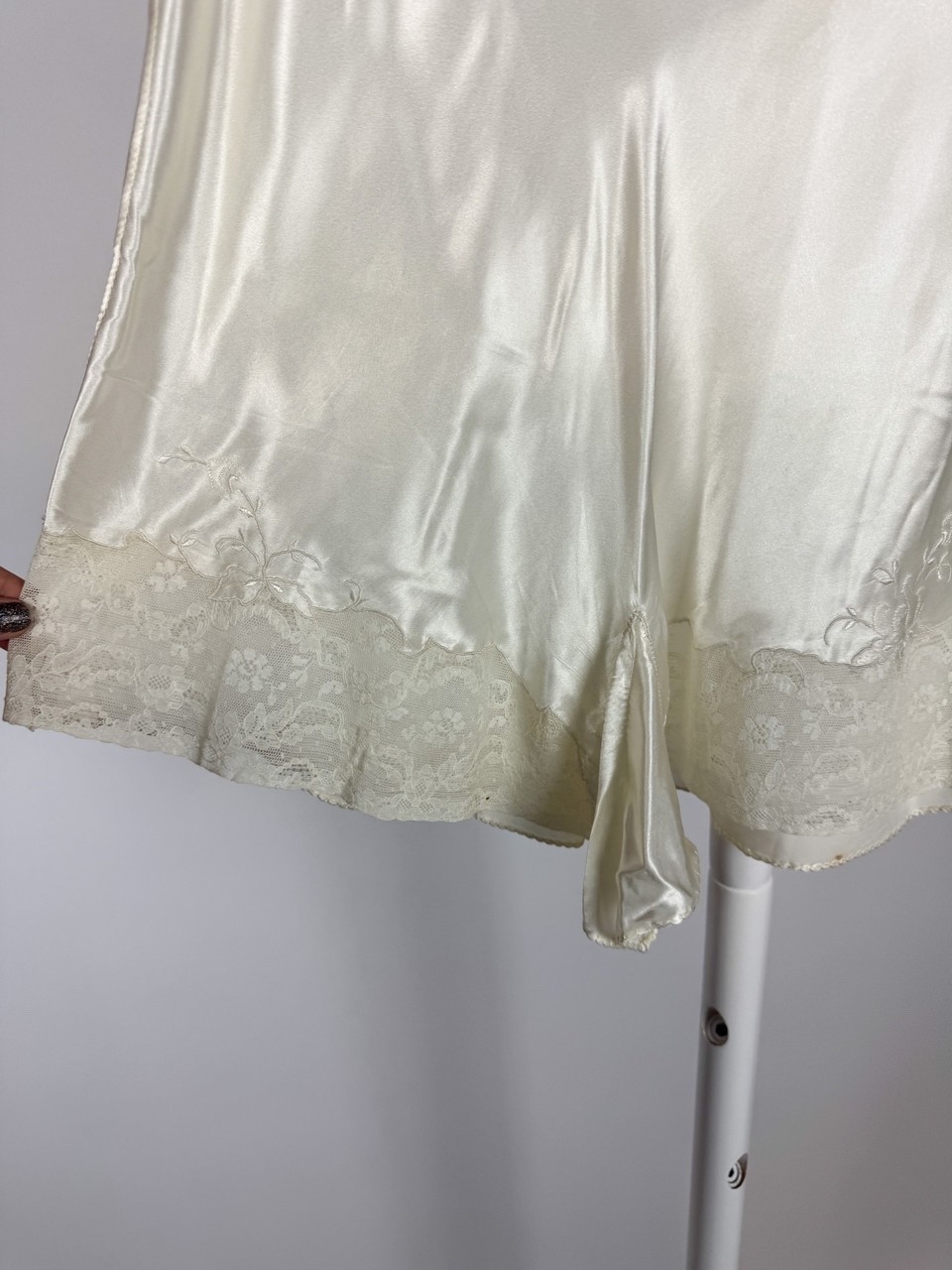 1940s Vintage Bias Cut Slip & Tap Shorts Set