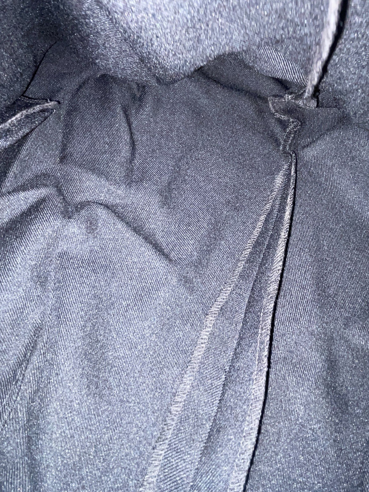 New Vintage Black Polyester Pants #L10 ZZ-9