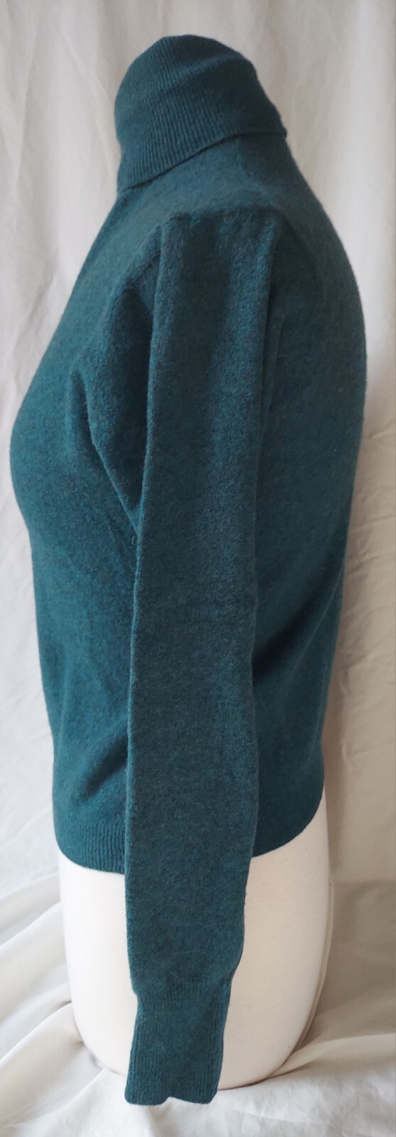 ROYAL Vintage Hunter Green Turtleneck Women’s Lambswool Sweater Sz Small /Medium