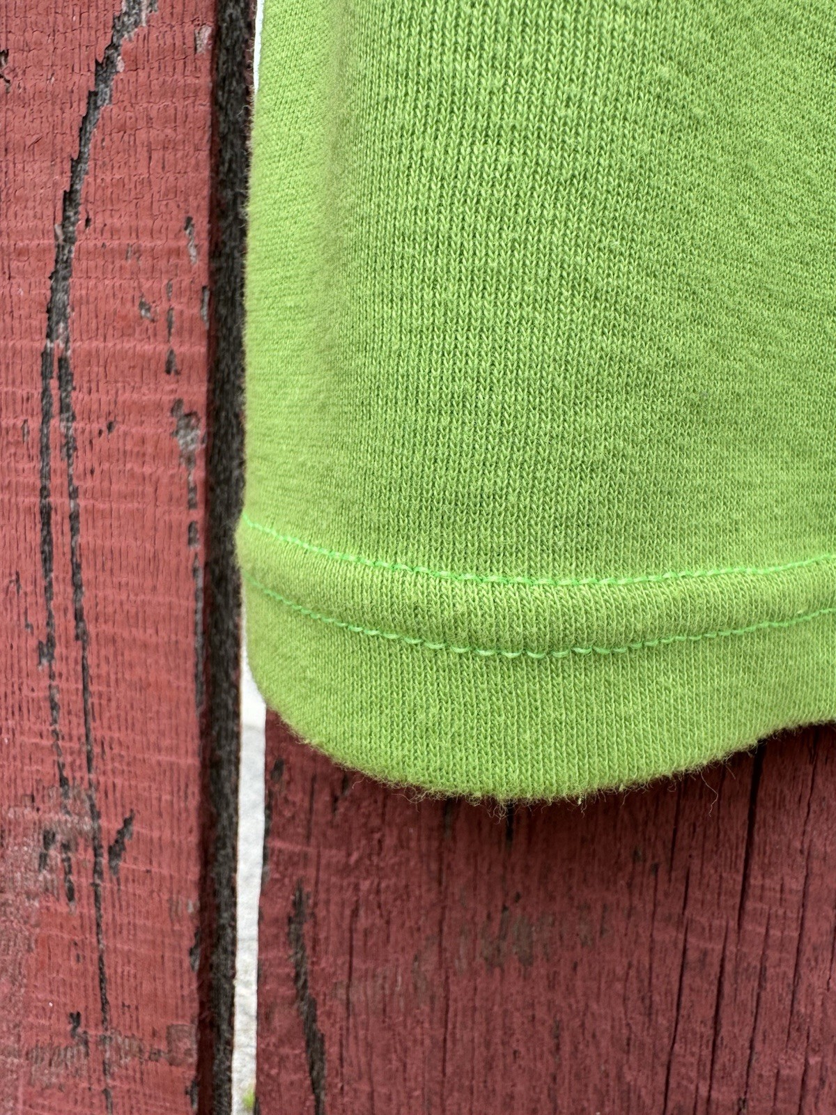 Vintage 80s 90s Ginnis Girl Lime Green Tank Top Soft Summer Spring Large Beach
