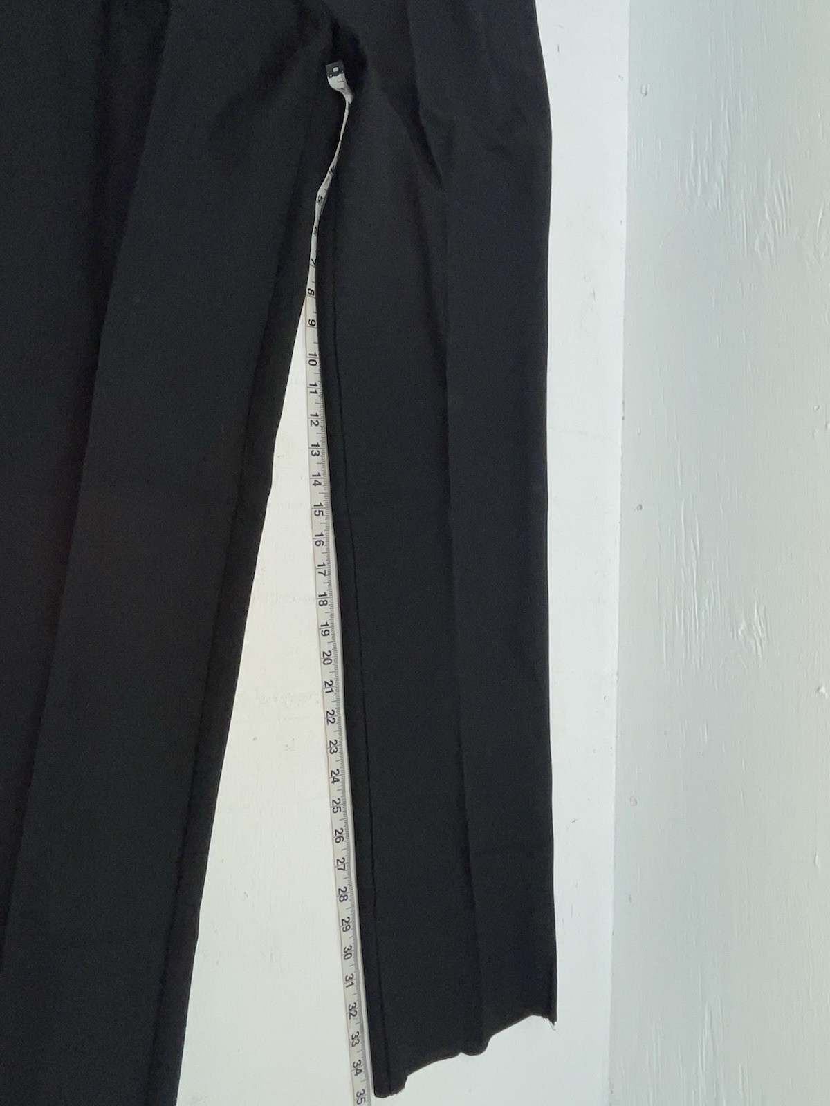 New Vintage Black Polyester Pants #L10 ZZ-9