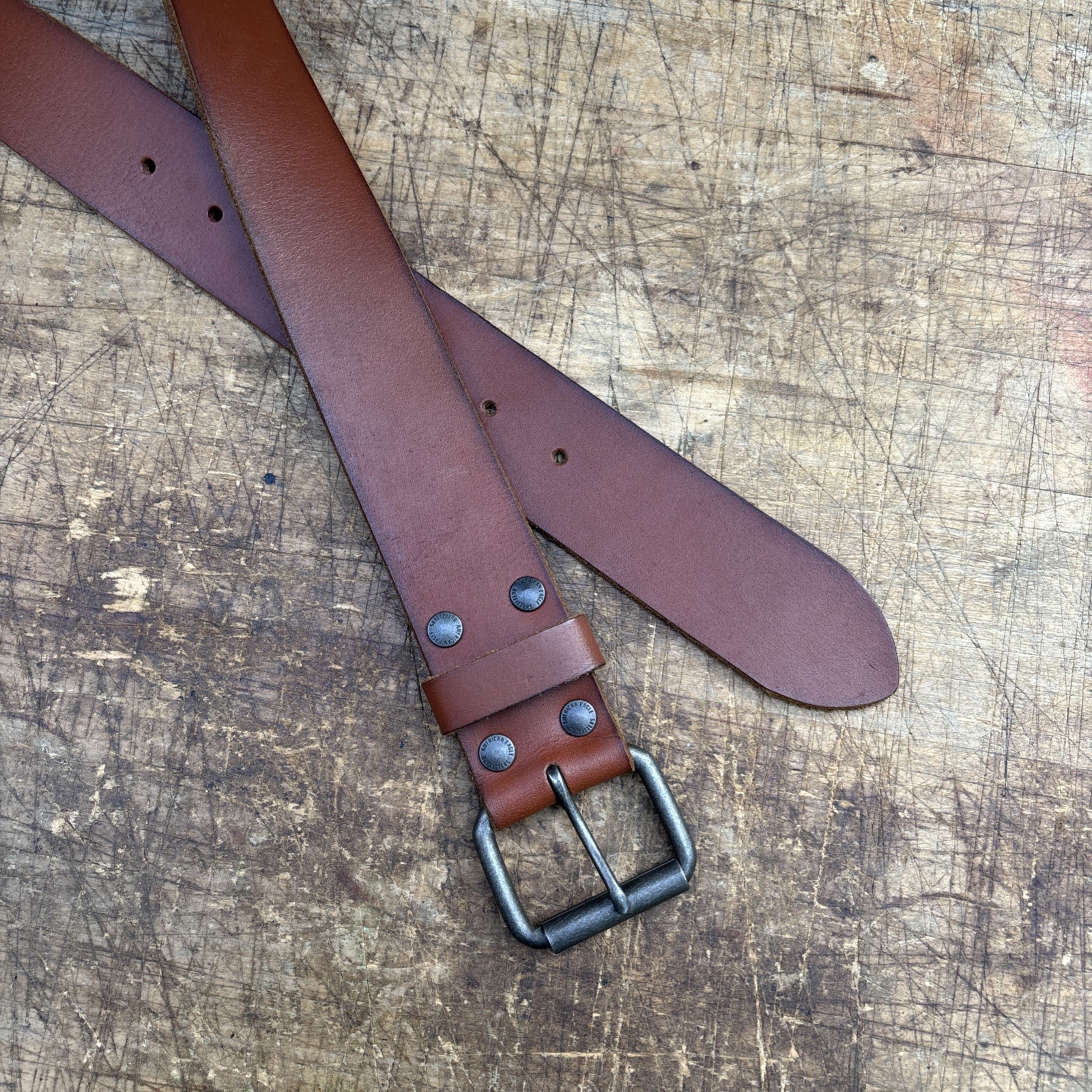 Vintage American eagle Outfitters Brown Genuine Thick leather Belt