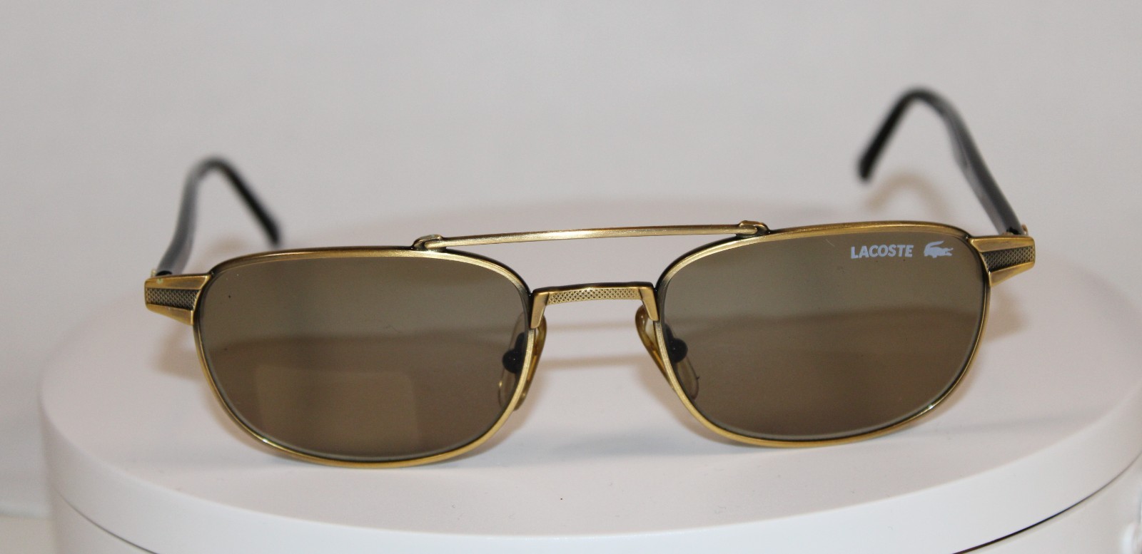 Lacoste 173 BP E035 Vintage Bronze frame Sunglasses Plz read description