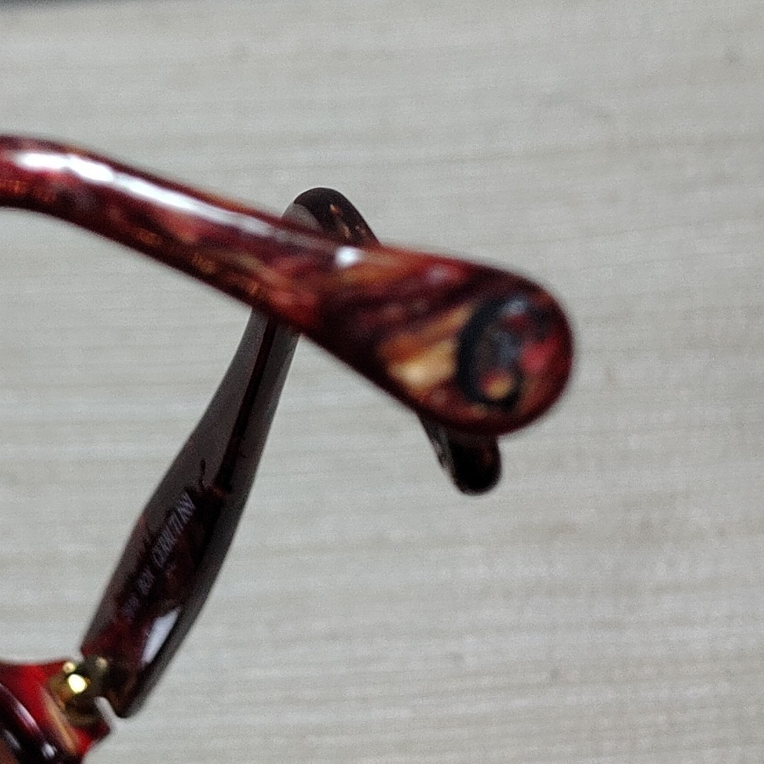 Cerruti 1881 2916 BOX Hand Made France Sunglasses Marbled 53□18 Vintage luxury