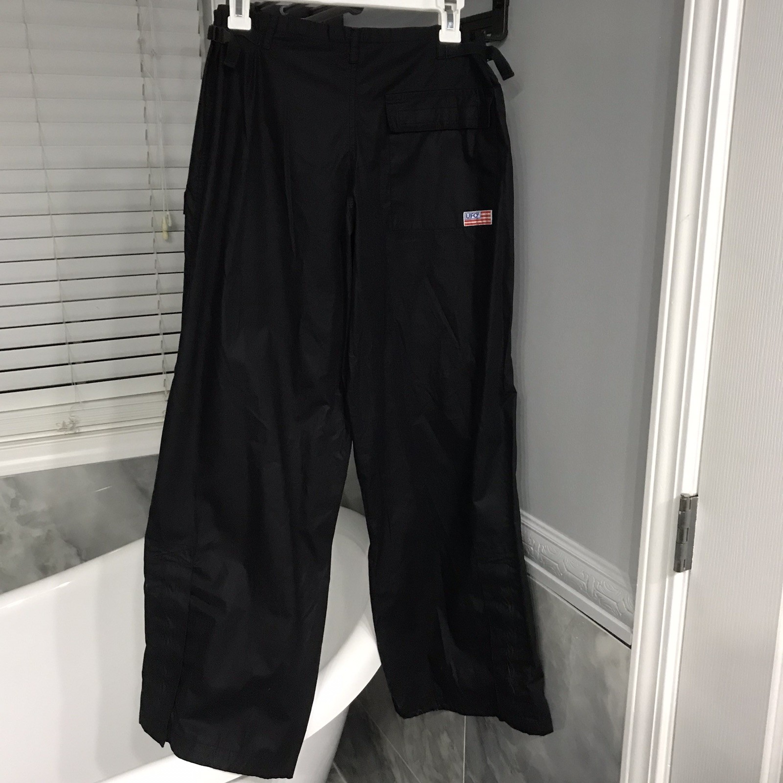 UFO Pants Vintage 90’s Y2K Baggy Parachute Rave Skate SZ S Adult Unisex Pockets