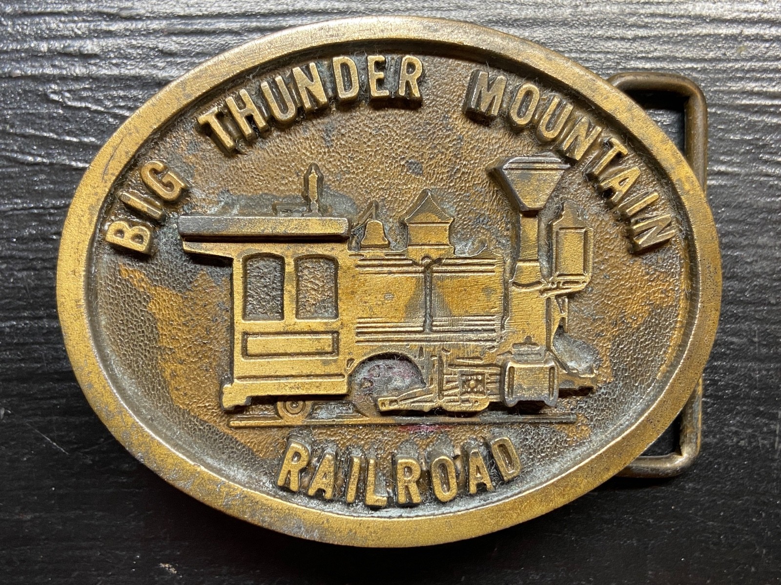 Vintage Big Thunder Mountain Railroad Belt Buckle – Walt Disney Productions