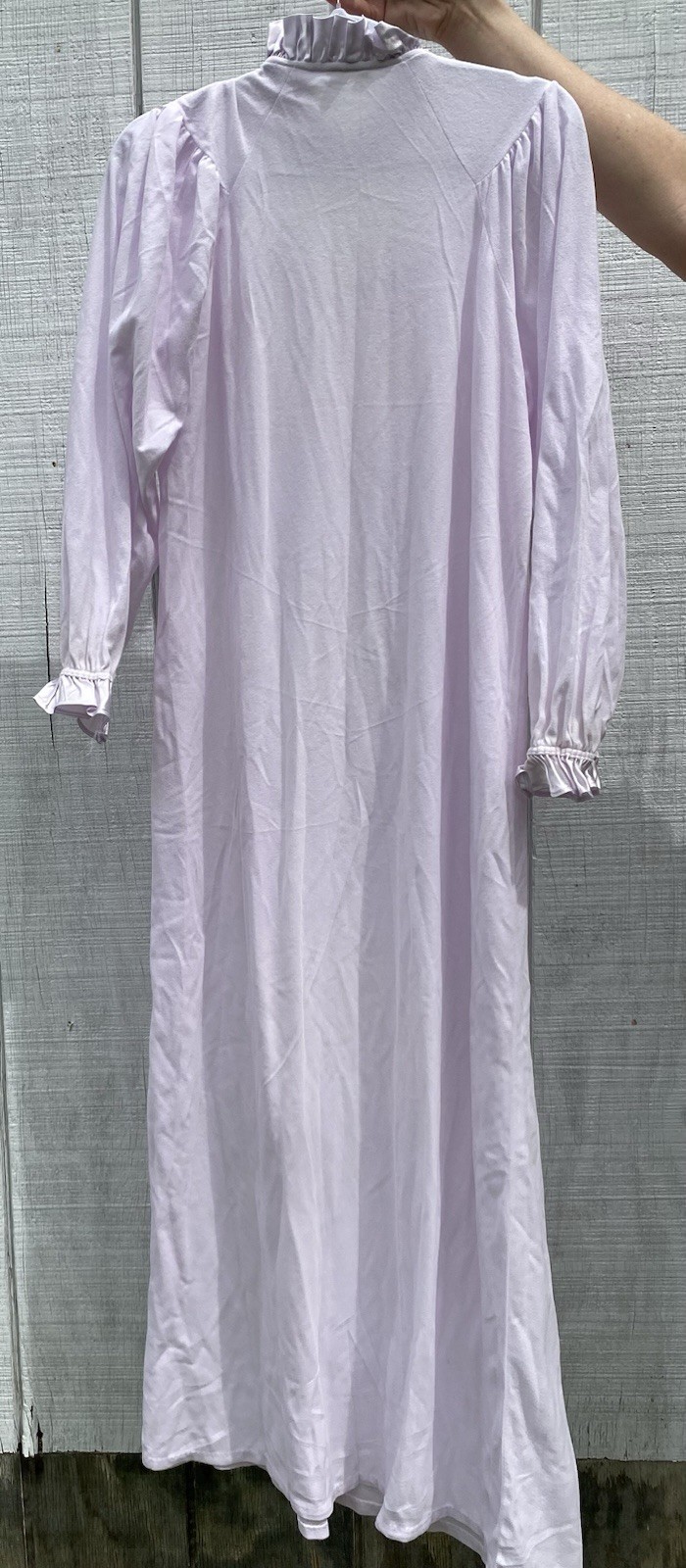 Vintage Donna Richard For Gilligan O’Malley Lavendar Long Nightgown Large L
