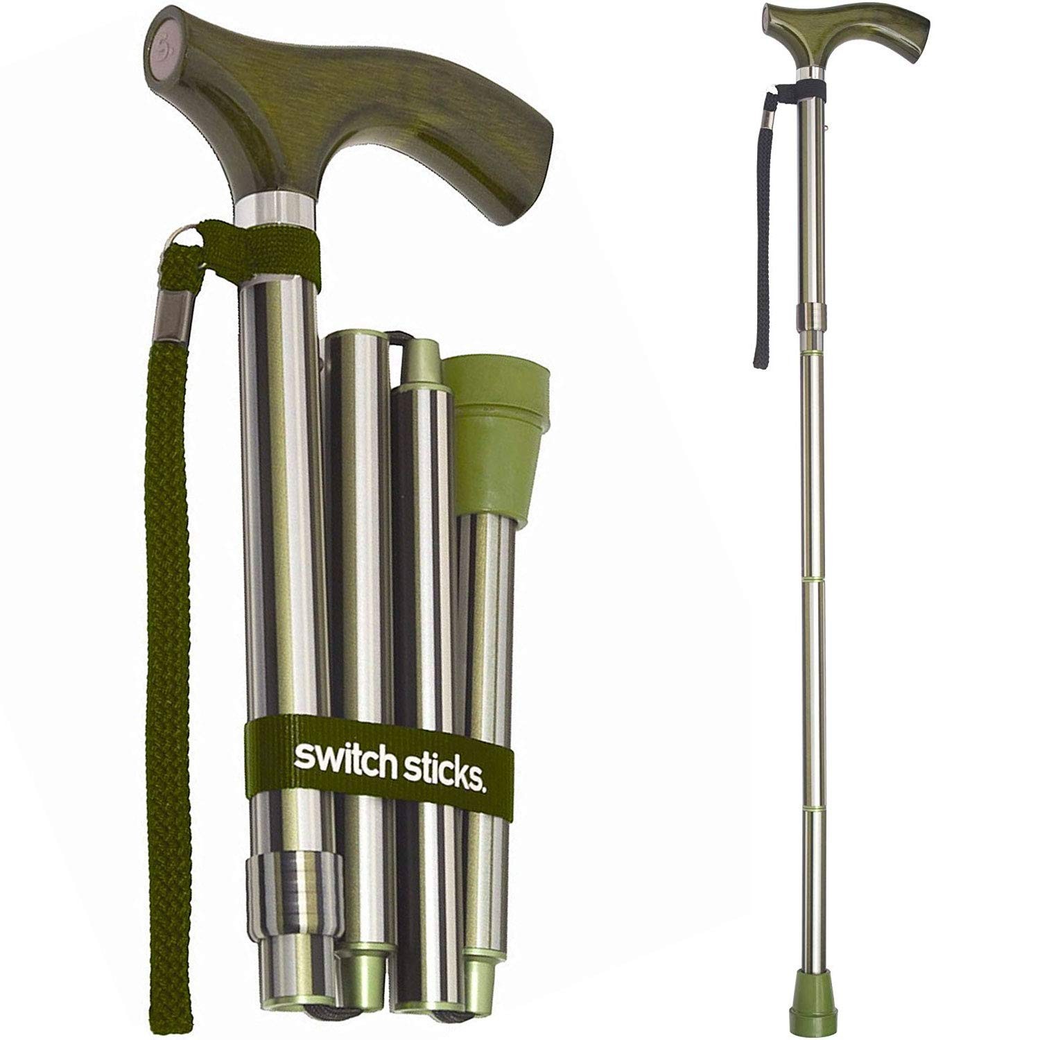 Switch Sticks Folding Walking Cane For Women & Men Huntington