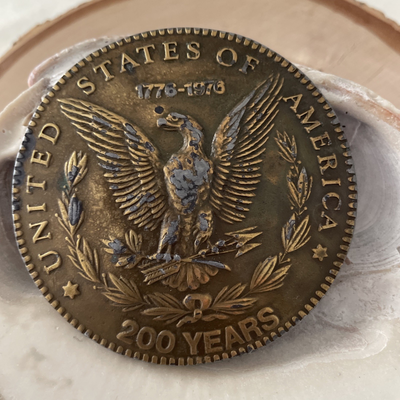 Indiana Metal Craft Belt Buckle United States Of America 200 Years