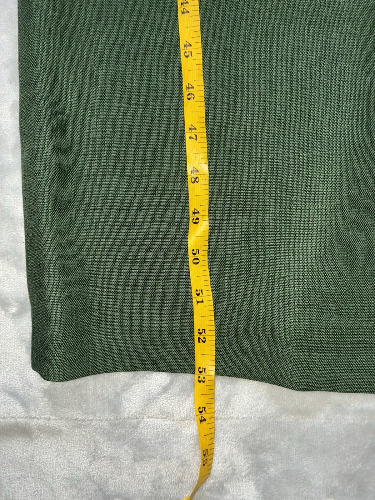 H. Moser Trachten Salzburg Dirndl Dress 8 Green Linen Blend Austria Octoberfest