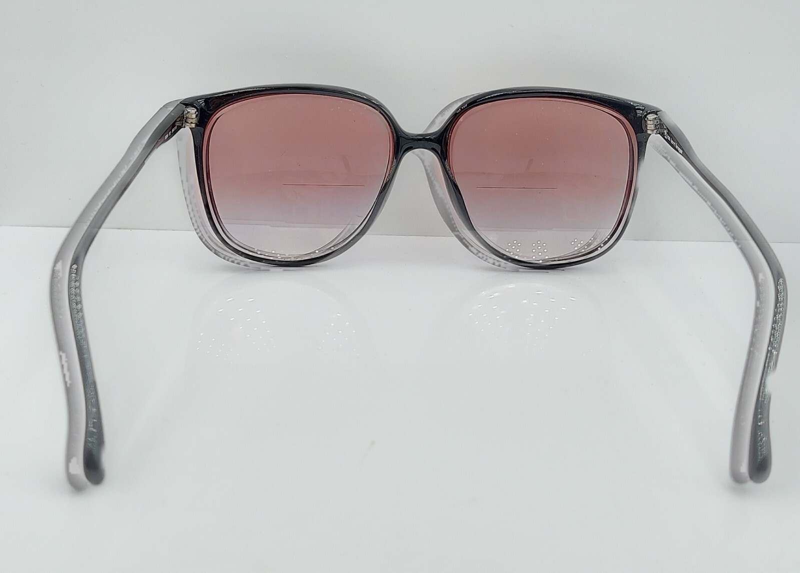 Vintage Terri Brogan 8694 Black Blue Oval Sunglasses Yugoslavia FRAMES ONLY