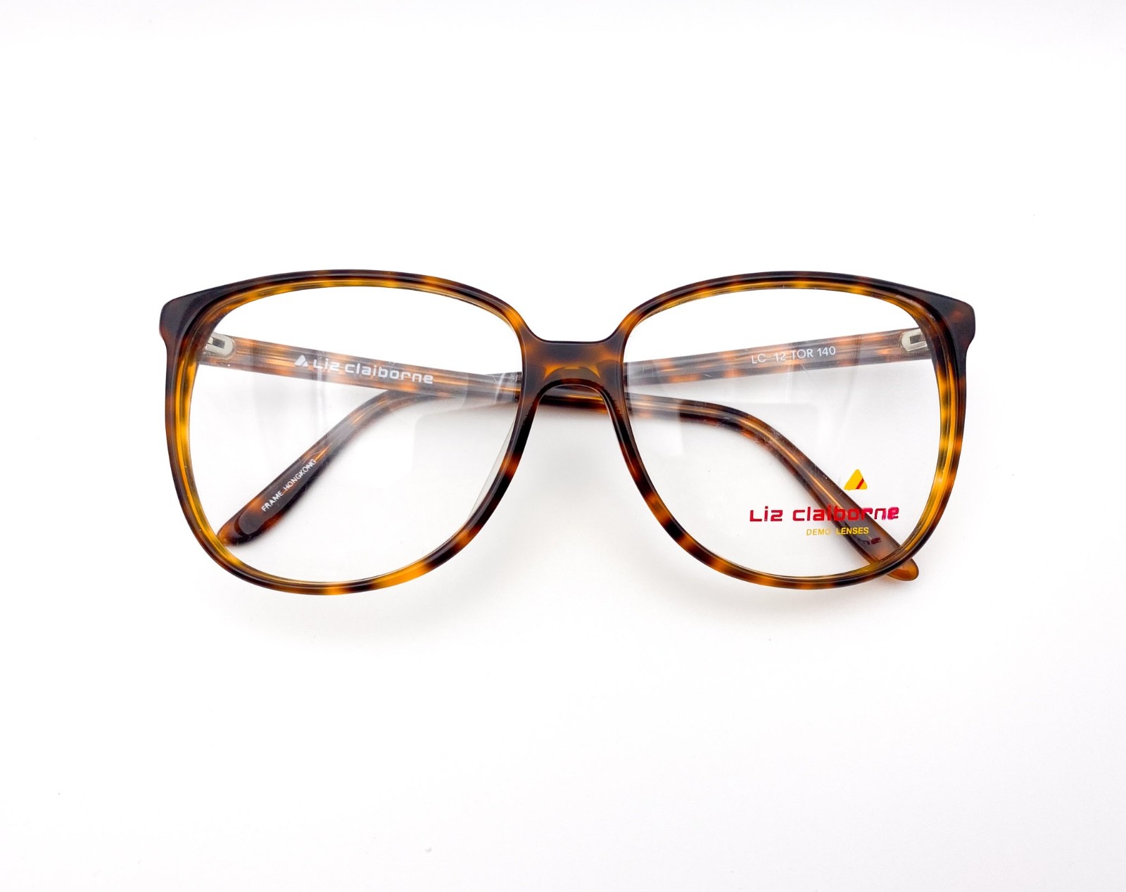 1980s Vintage LIZ CLAIBORNE Eyeglasses | Women’s Oversized Tortoiseshell Frames