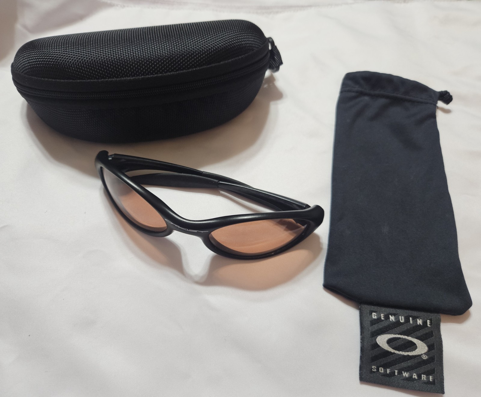 Vintage OAKLEY Jacket Black Matte 2000’S Sunglasses New Old Stock