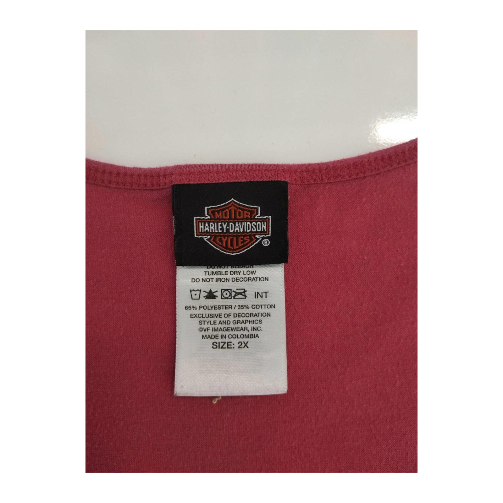 Harley Davidson Women’s Tank Top Pink 2XL