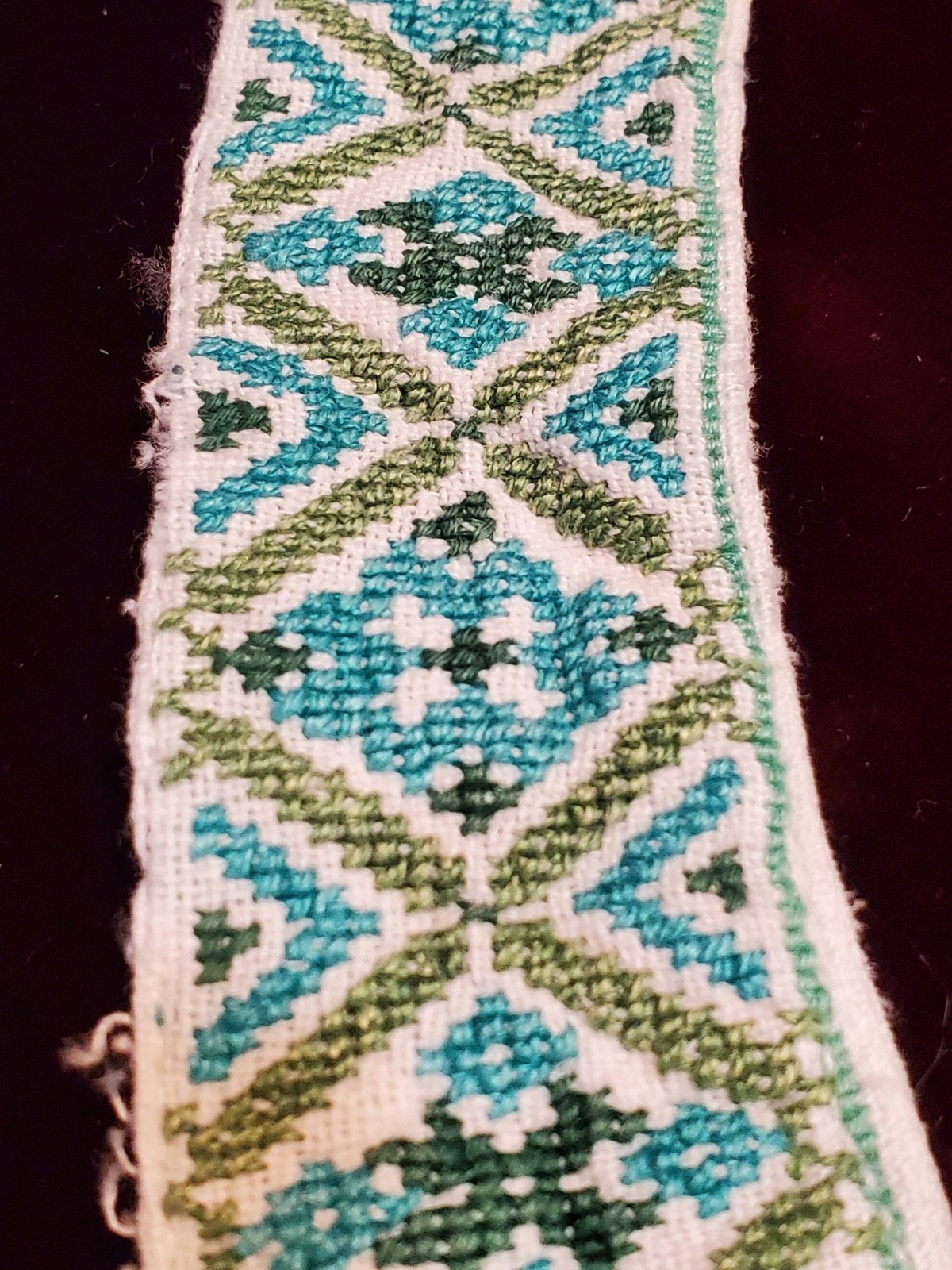 Authentic Vintage Romanian Hand-Embroidered Men’s Shirt Front