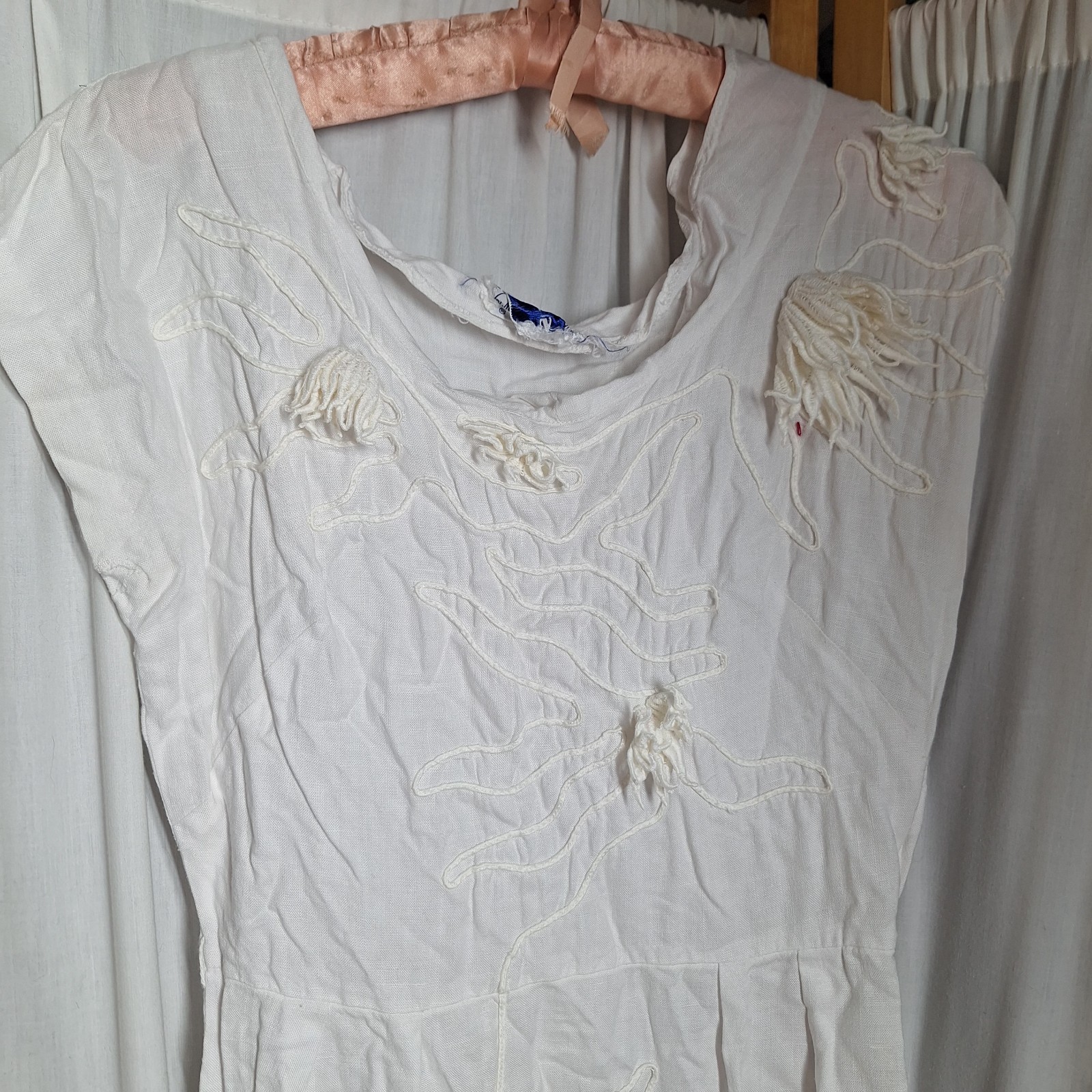 Lot Of 4 Vtg 30s 40s 50s Dresses Seamstress Special TLC Repair Study AS IS