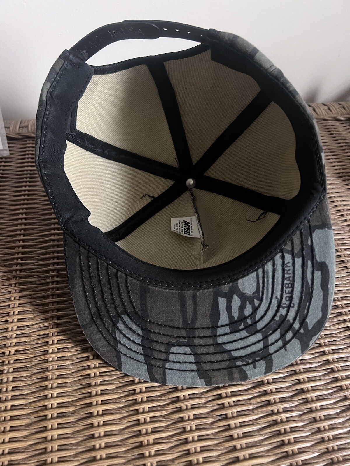 Vintage Bottomland Snapback foam Trucker Hat Cap Famous UFO Town