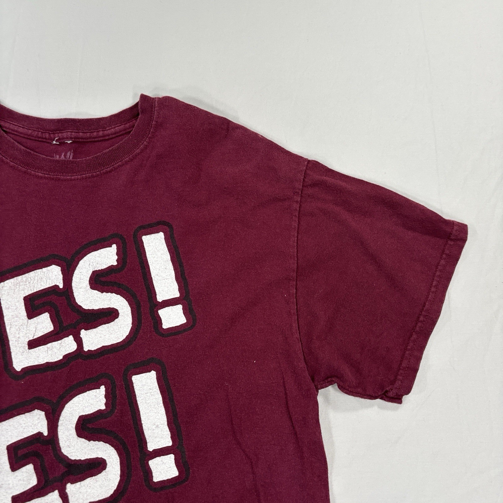 WWE Daniel Bryan Shirt Mens Medium Maroon Yes Yes Yes Graphic Tee