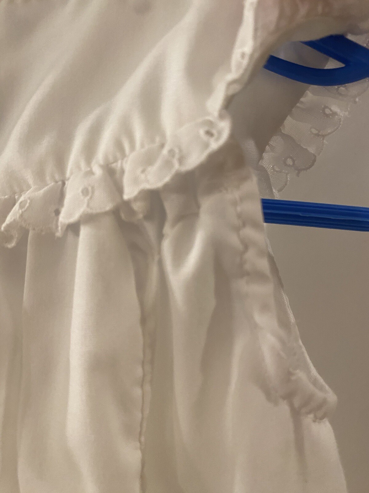 Vintage The Smockery Girl’s Size 4T White Polyester/Cotton dress