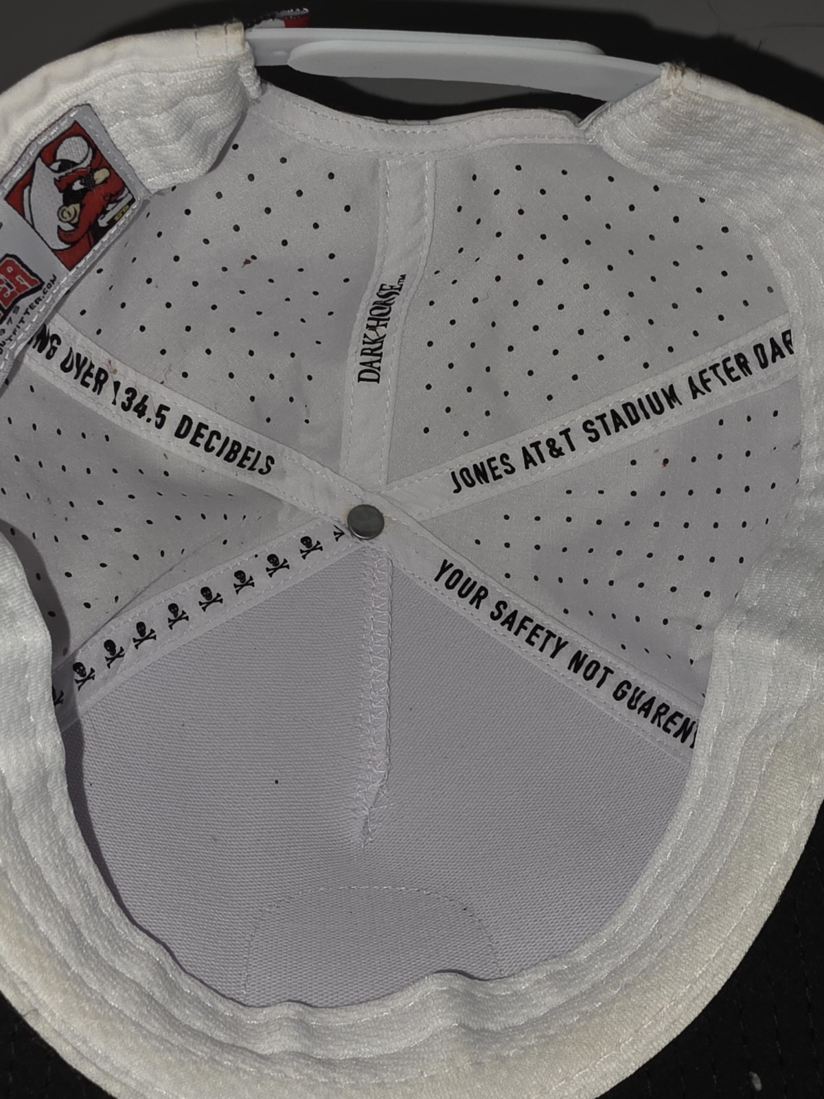 Texas Tech Dark Horse Leach Era “Raise The Flag PVC” White Sport SB Cap