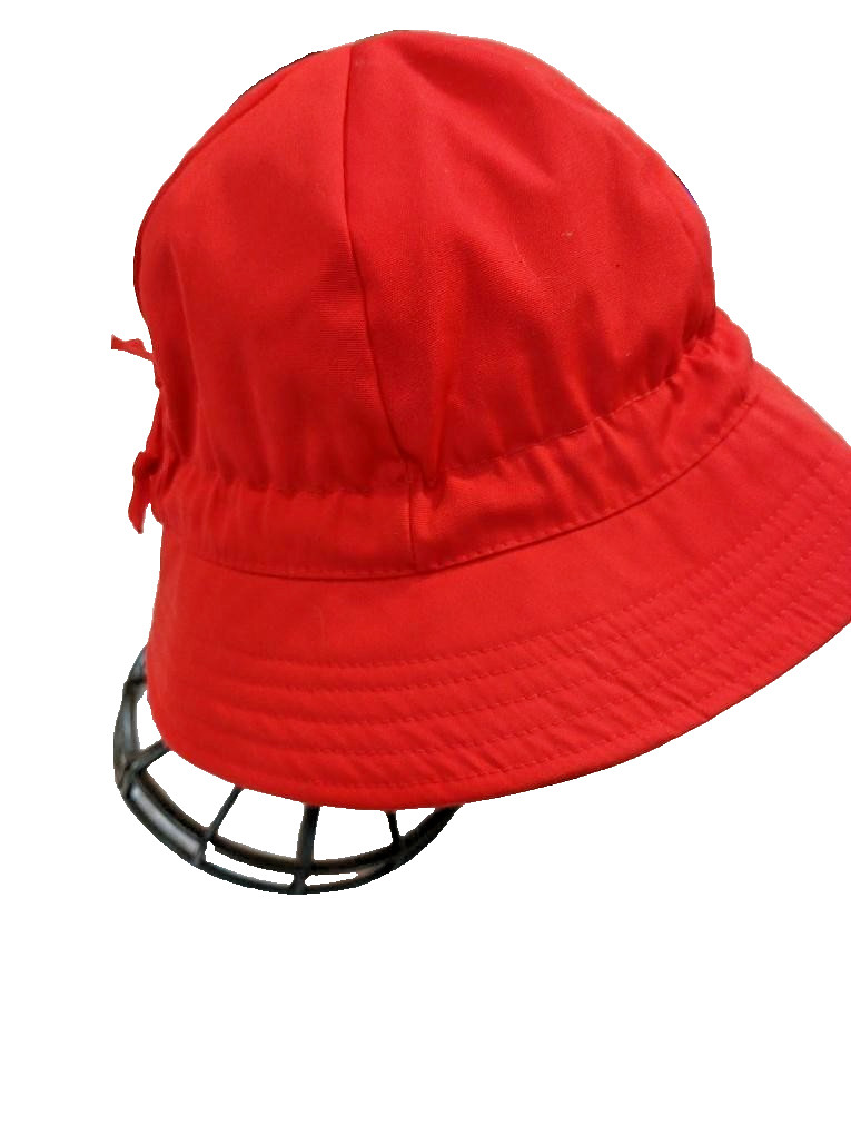 Vintage London Fog Bucket Hat – Nw/oT – Red – Adjustable – Cotton – Packable