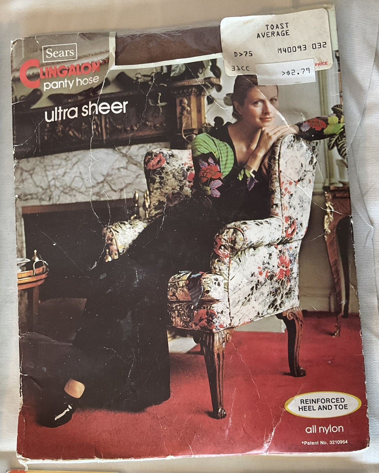 Jockey For Her Cling-alon Sears Best Vintage 4 Pc Pantyhose Lot Size Med Avg B