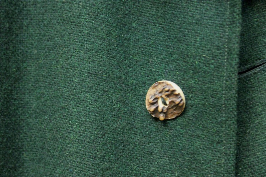 Ur-Alte Trachten Jacke grün Jungen ca 128 vintage Einzelstück Handarbeit Urig