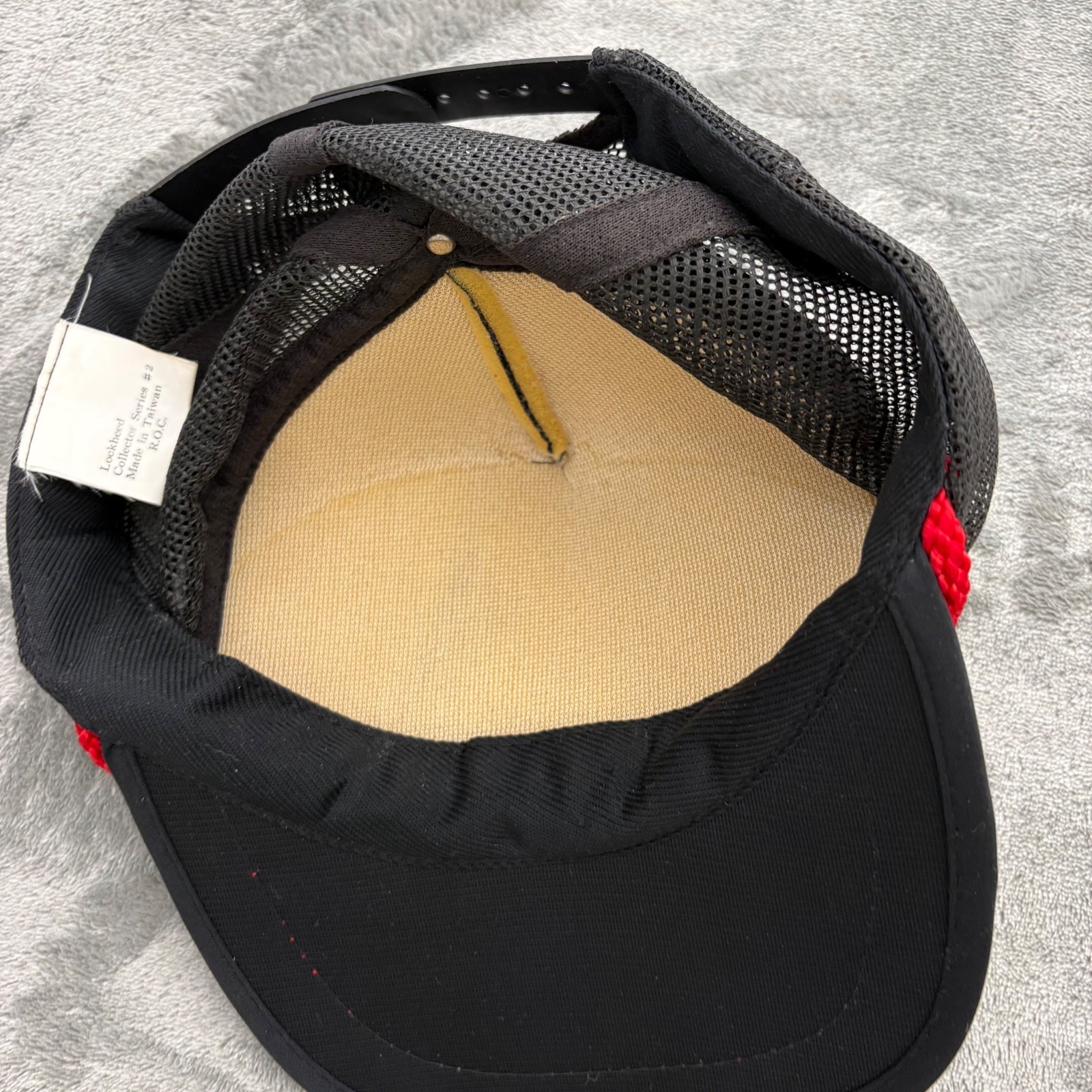 Vtg SR-71 Blackbird Hat Cap 1988 Jet Lockheed Trucker Snapback READ DESCRIPTION